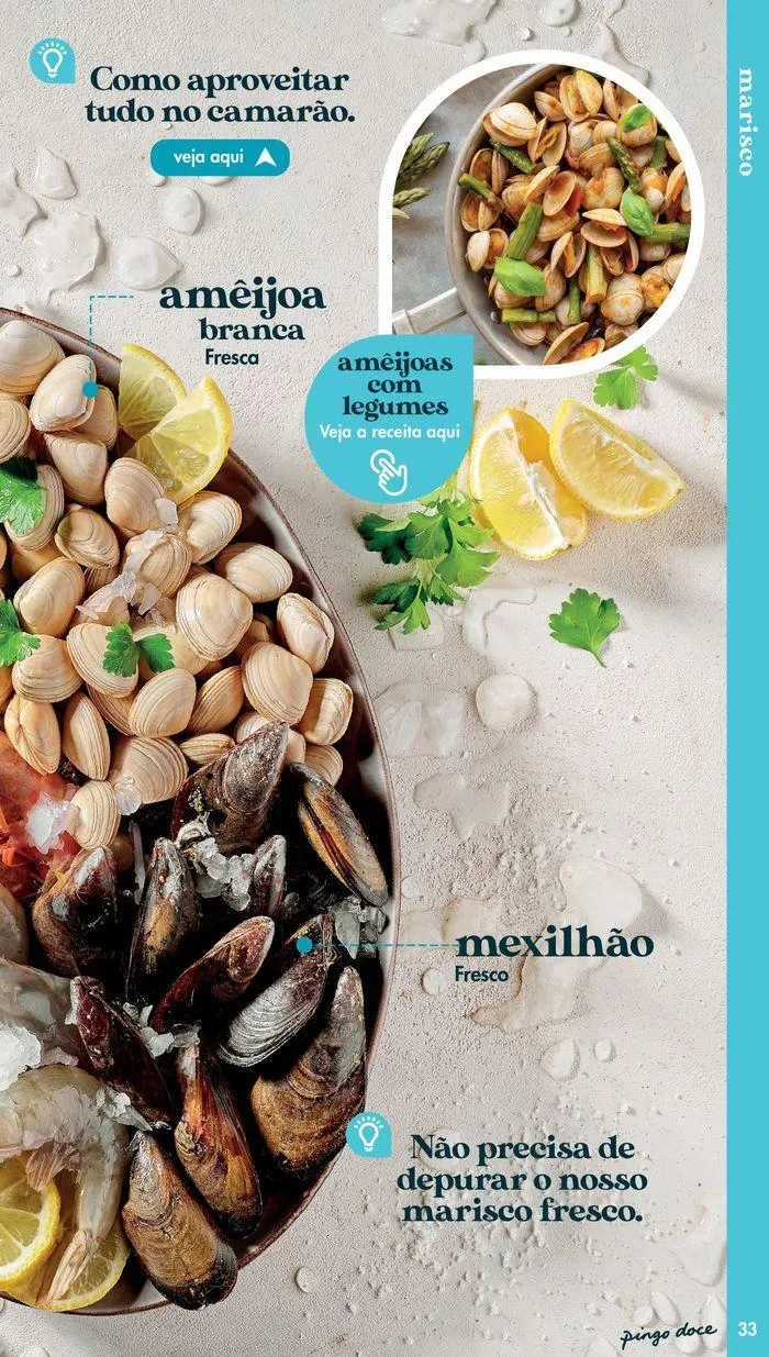 Folheto Pingo Doce Peixaria de 10 de setembro até 10 de outubro 2024 - Pagina 33