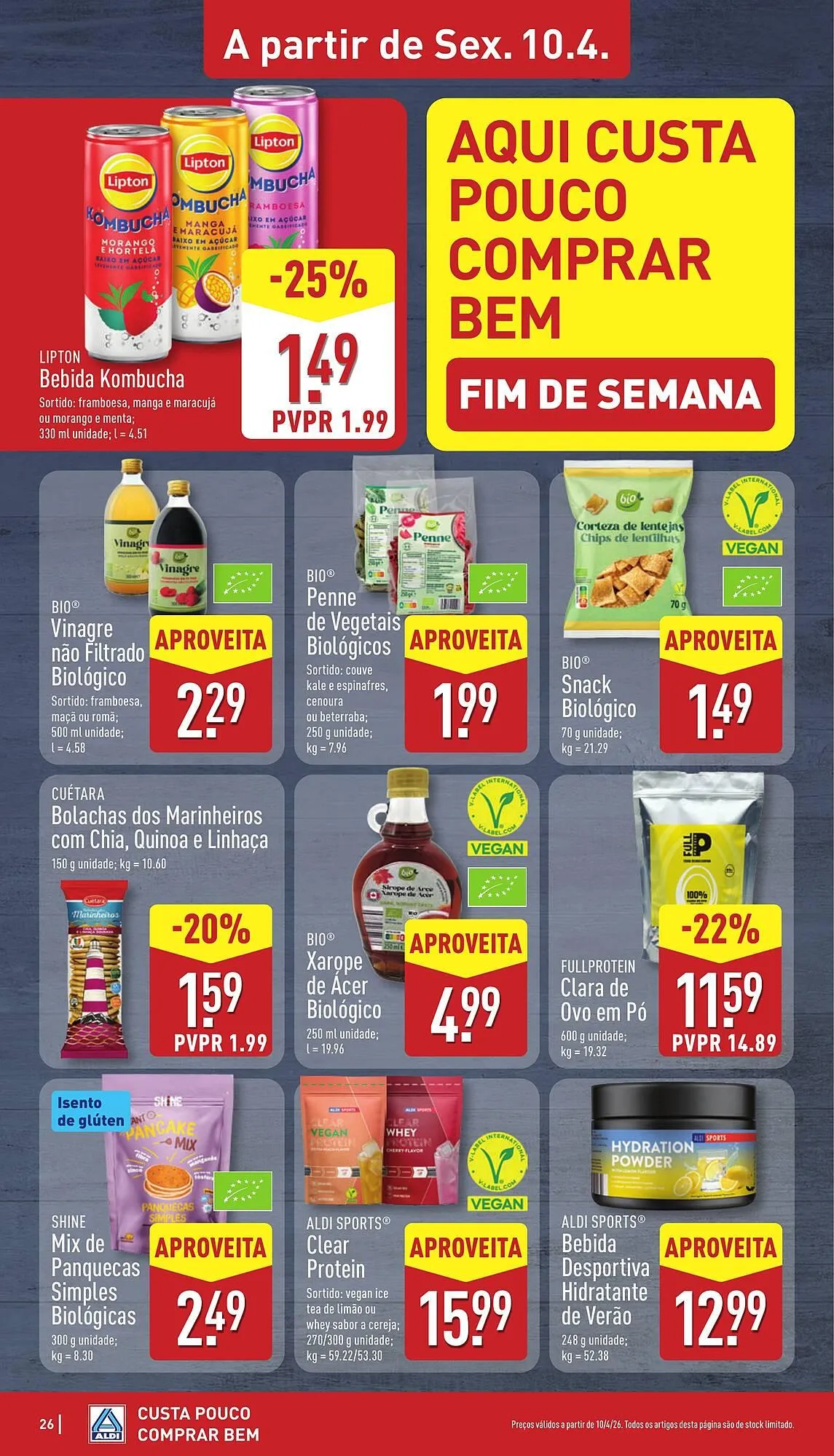 Folheto Folheto ALDI de 6 de abril até 12 de abril 2026 - Pagina 26
