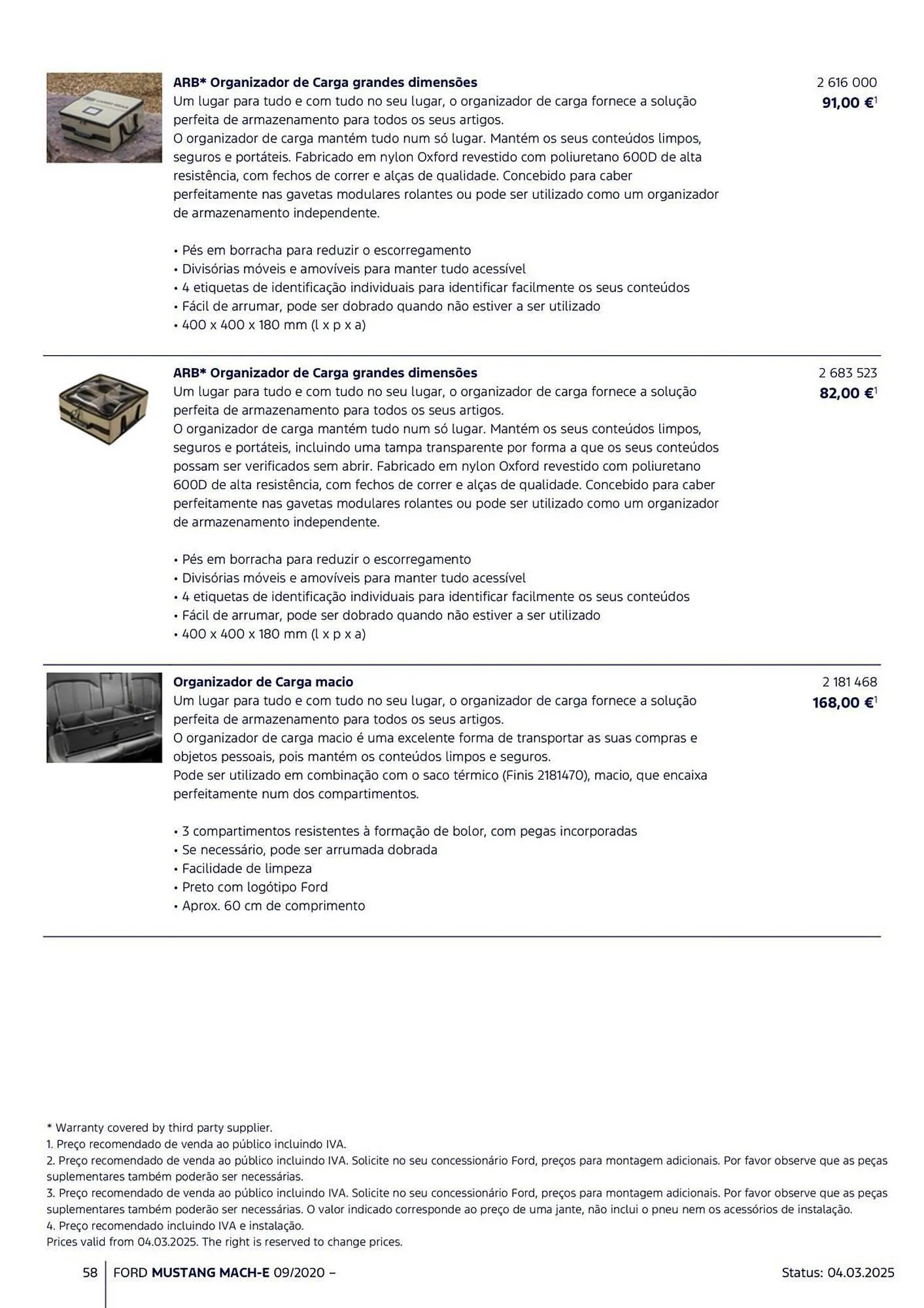 Folheto Folheto Ford de 18 de março até 31 de agosto 2025 - Pagina 58