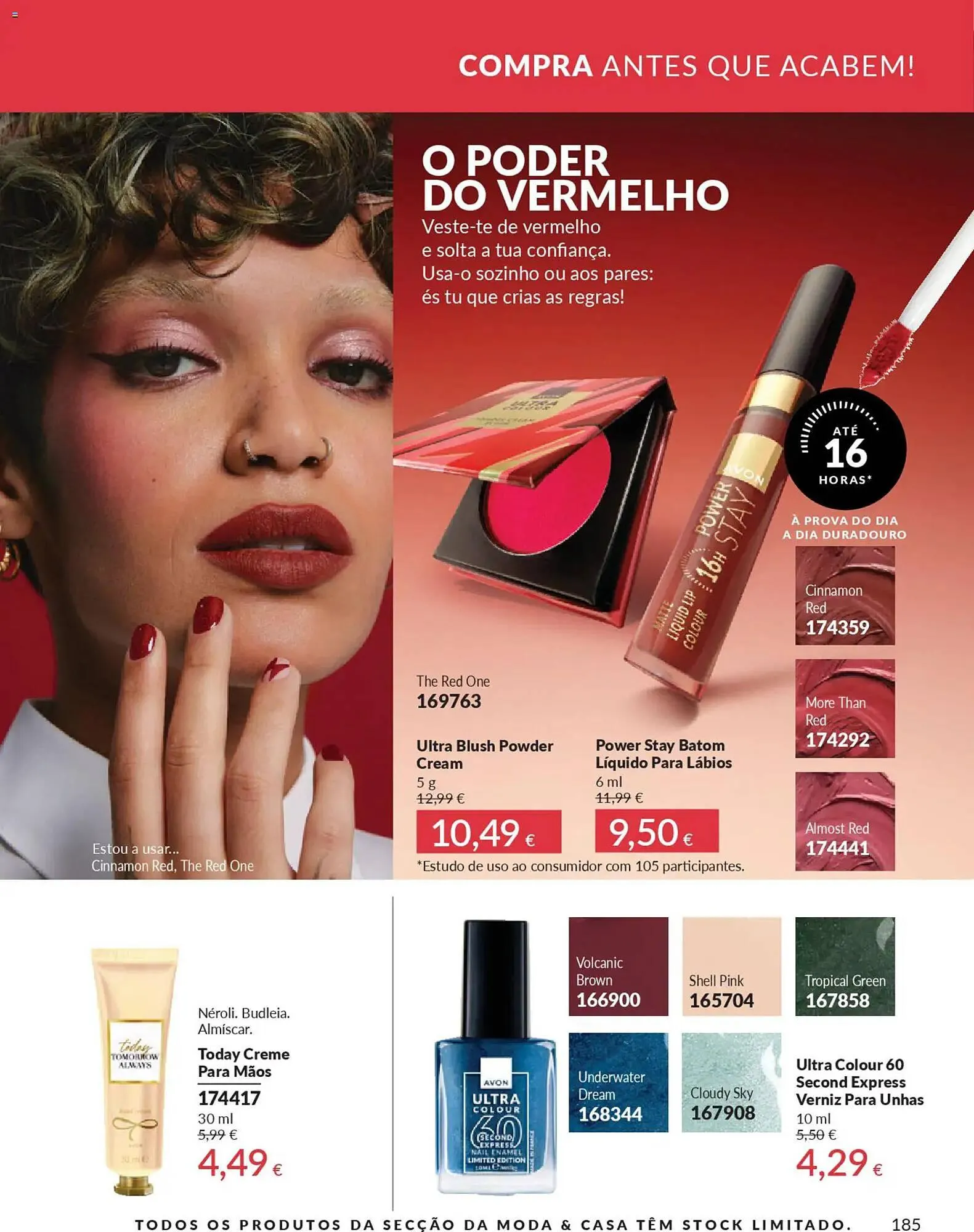 Folheto Catálogo Avon de 1 de novembro até 1 de dezembro 2025 - Pagina 185