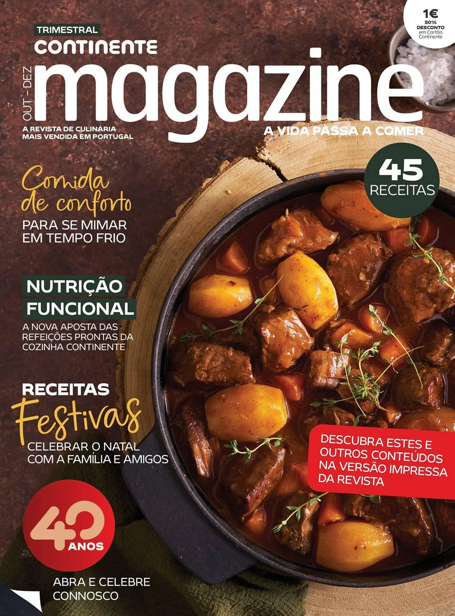 Folheto Folheto Continente de 16 de outubro até 5 de janeiro 2026 - Pagina 1