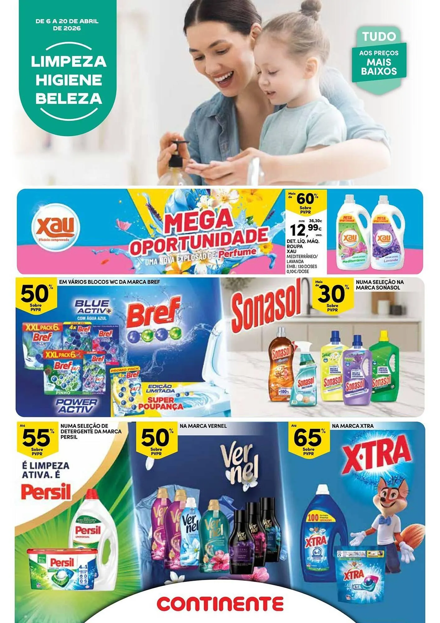 Folheto Folheto Continente de 8 de abril até 20 de abril 2026 - Pagina 1
