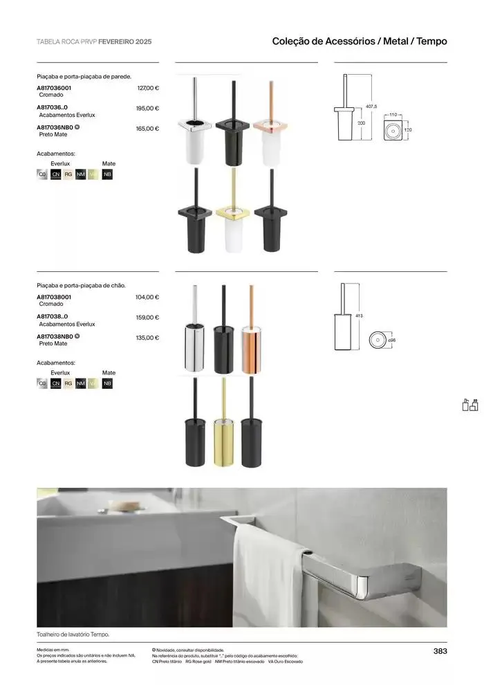 Folheto Soluções de Banho  de 6 de janeiro até 31 de dezembro 2025 - Pagina 385