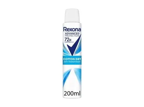 deo spray rexona cotton dry 72h 200ml