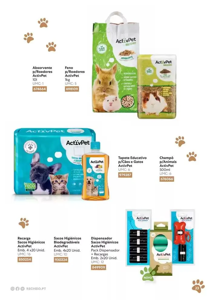 Folheto Recheio ActivPet e Kitty de 25 de setembro até 31 de dezembro 2024 - Pagina 23