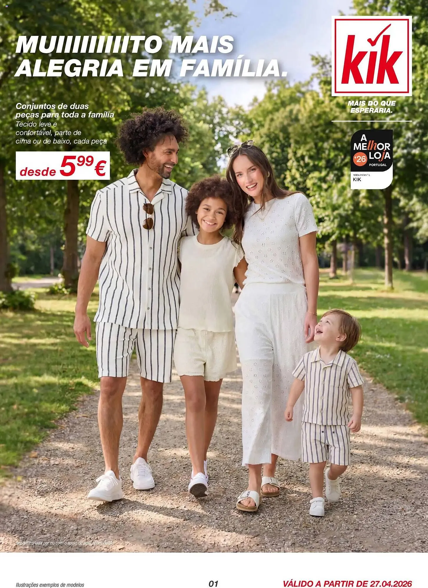 Folheto Folheto kik de 27 de abril até 1 de junho 2026 - Pagina 1