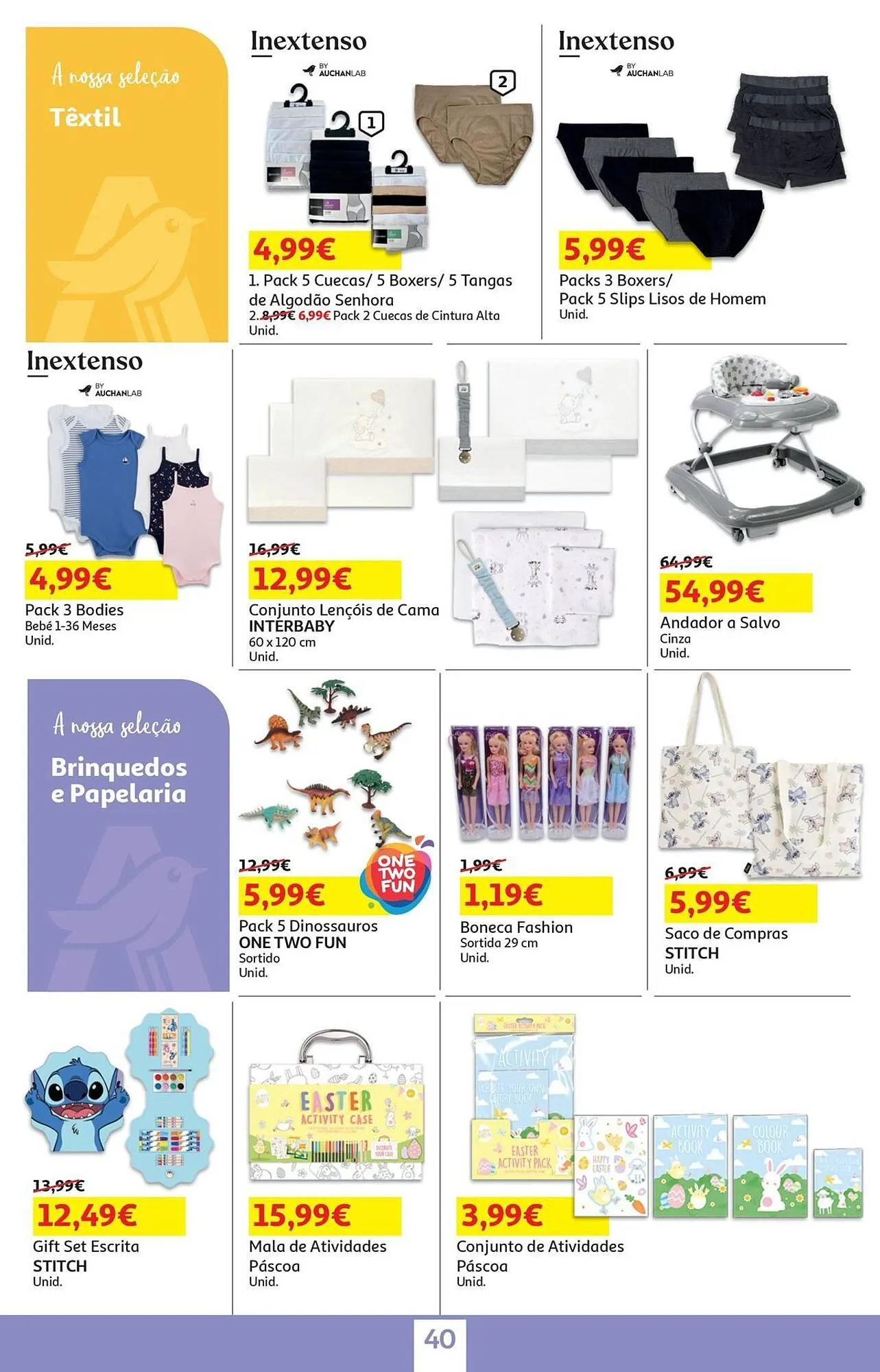 Folheto Folheto Auchan de 27 de março até 10 de abril 2025 - Pagina 40
