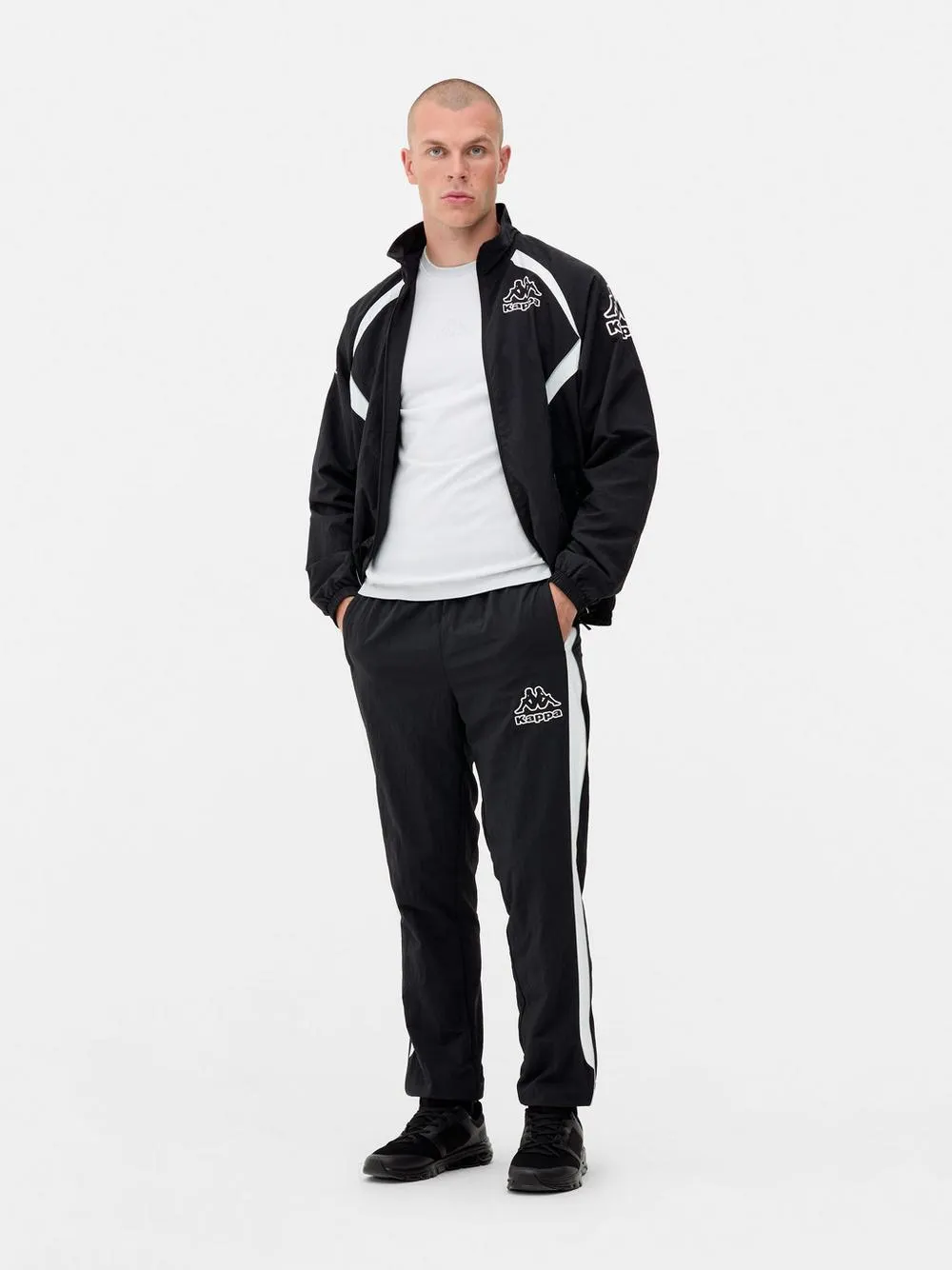 Calças treino logótipo Kappa