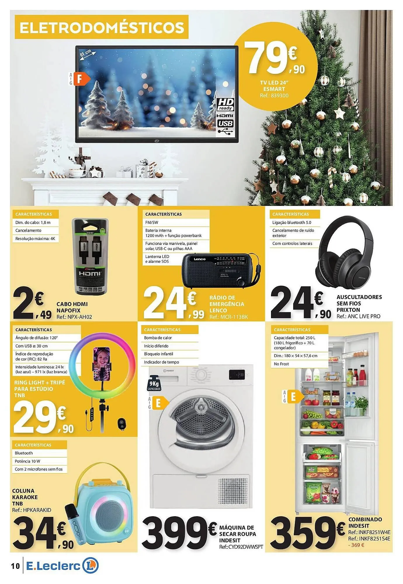 Folheto Folheto E.Leclerc de 18 de dezembro até 31 de dezembro 2025 - Pagina 10