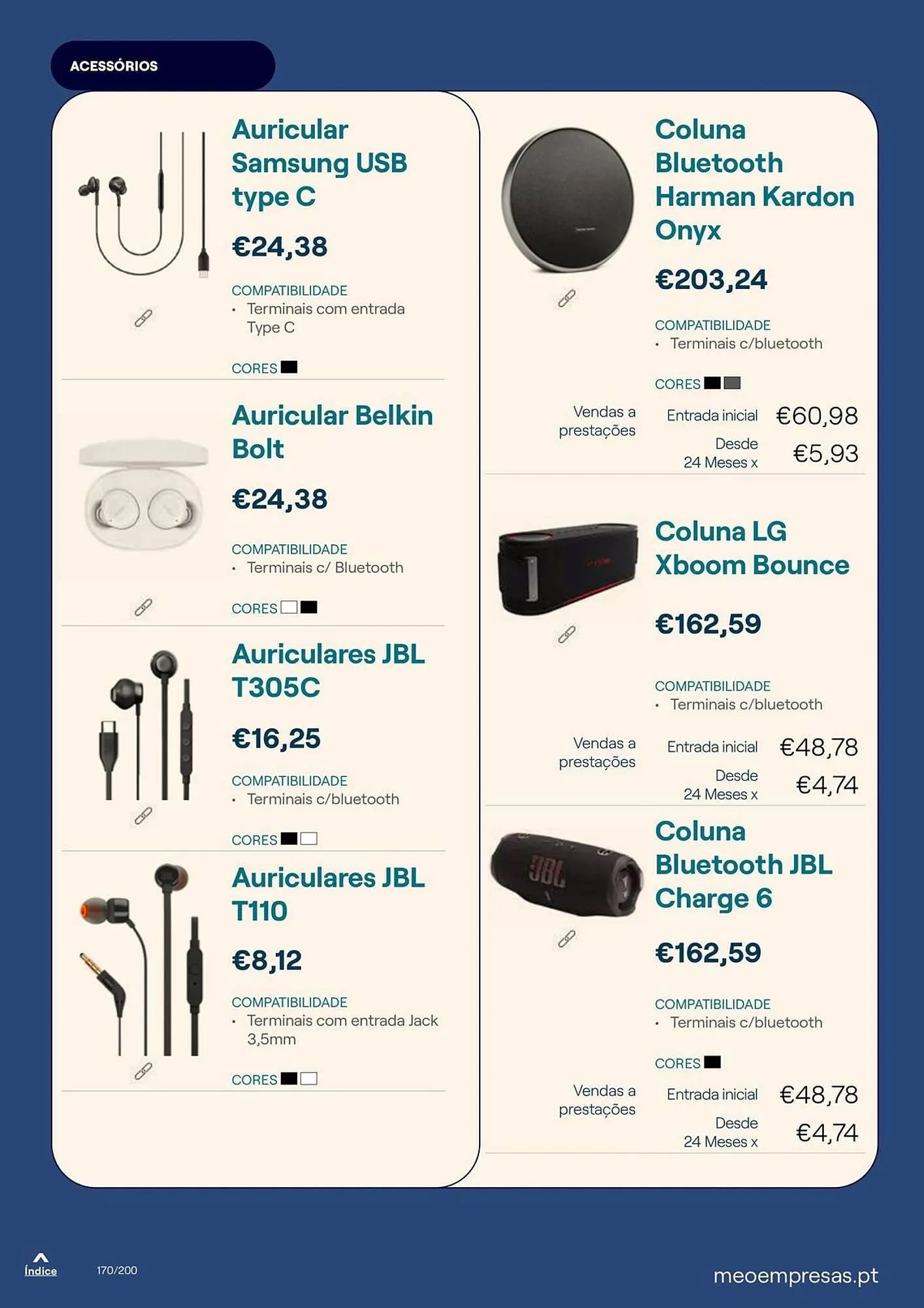 Folheto Catálogo MEO de 25 de setembro até 30 de setembro 2025 - Pagina 170