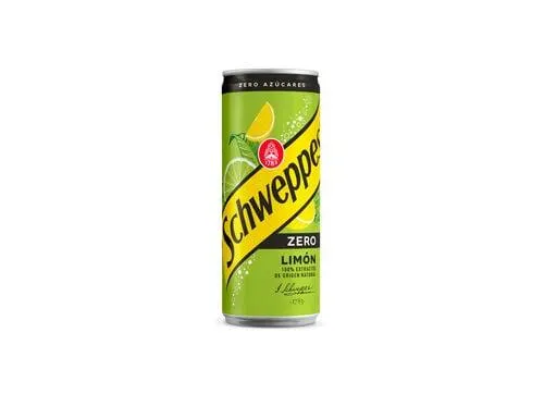refrigerante com gás schweppes limão zero lata 0.33l
