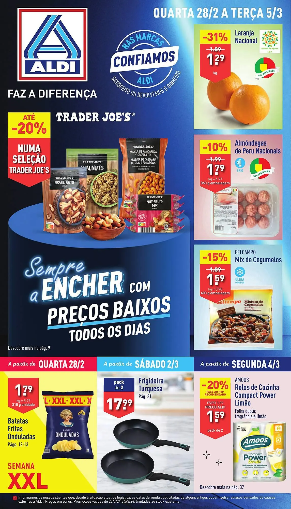 Folheto Folheto ALDI de 28 de fevereiro até 5 de março 2024 - Pagina 1