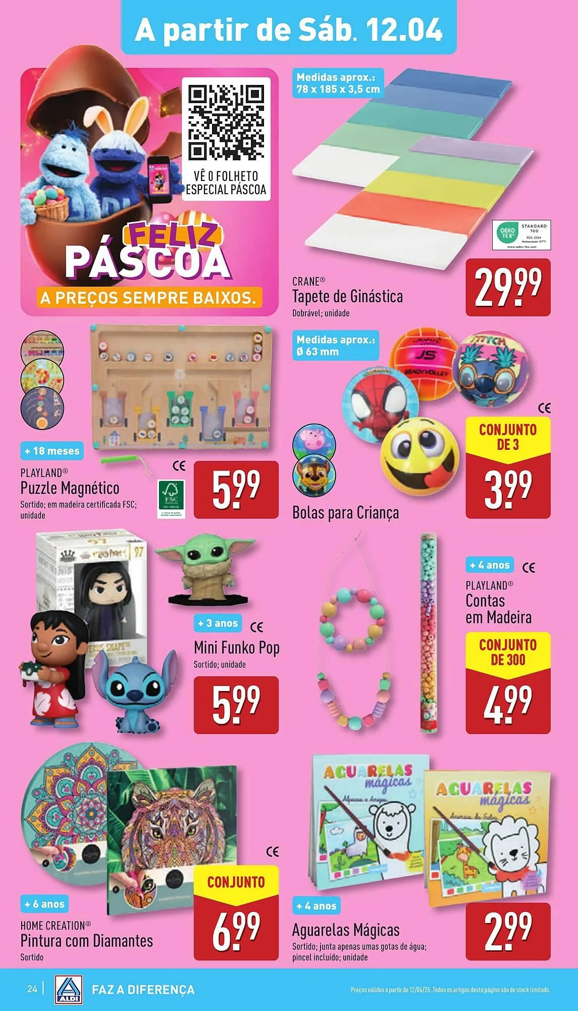 Folheto Folheto ALDI de 9 de abril até 15 de abril 2025 - Pagina 24