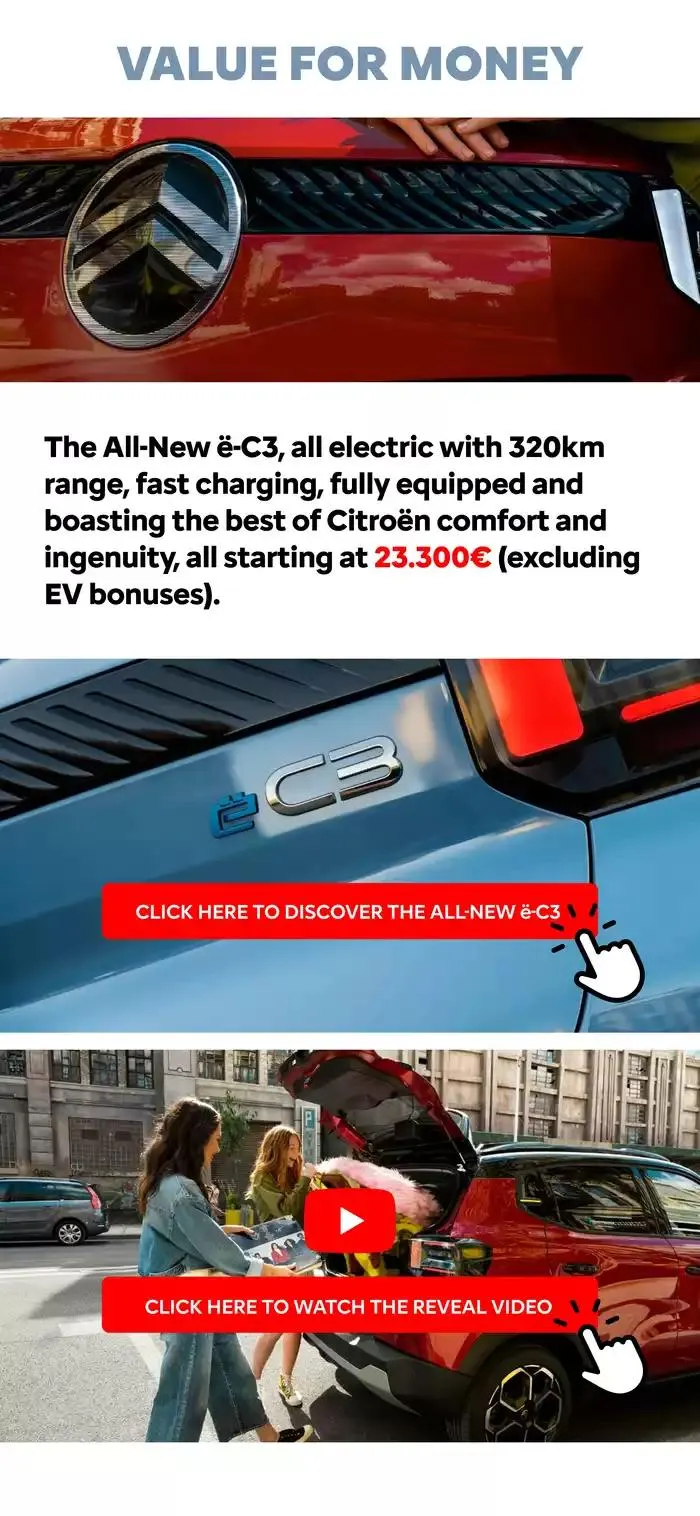 Folheto Citroen Novo ë-c3 de 18 de novembro até 18 de novembro 2025 - Pagina 9