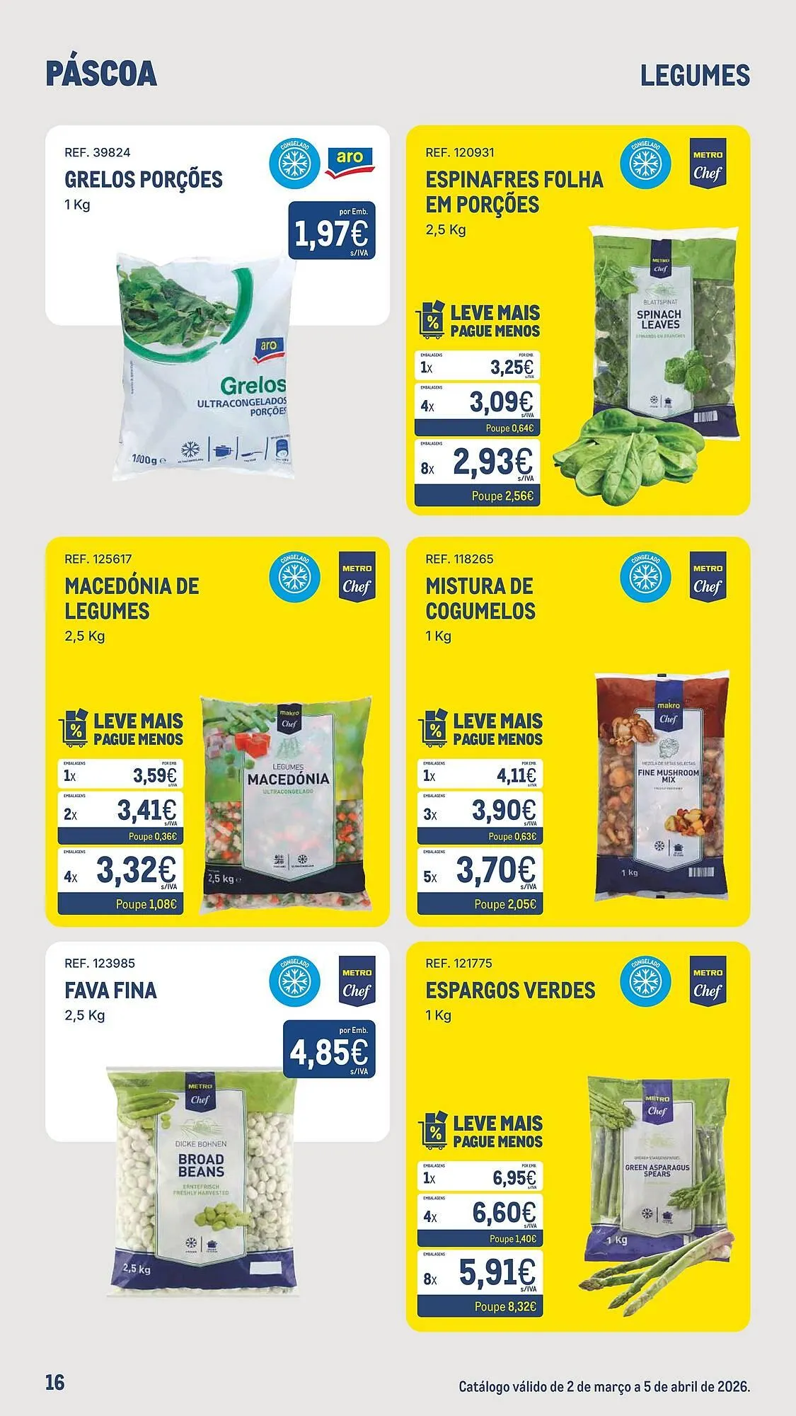Folheto Catálogo Makro de 2 de março até 5 de abril 2026 - Pagina 16