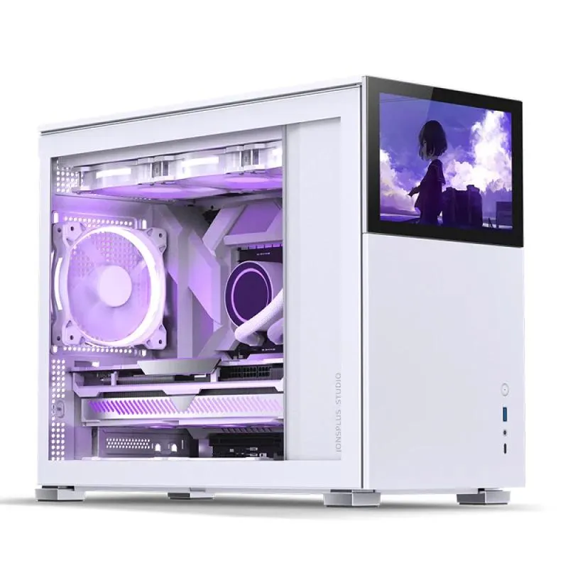 Caixa Micro-ATX Jonsbo D31 STD Com Visor Vidro Temperado Branca