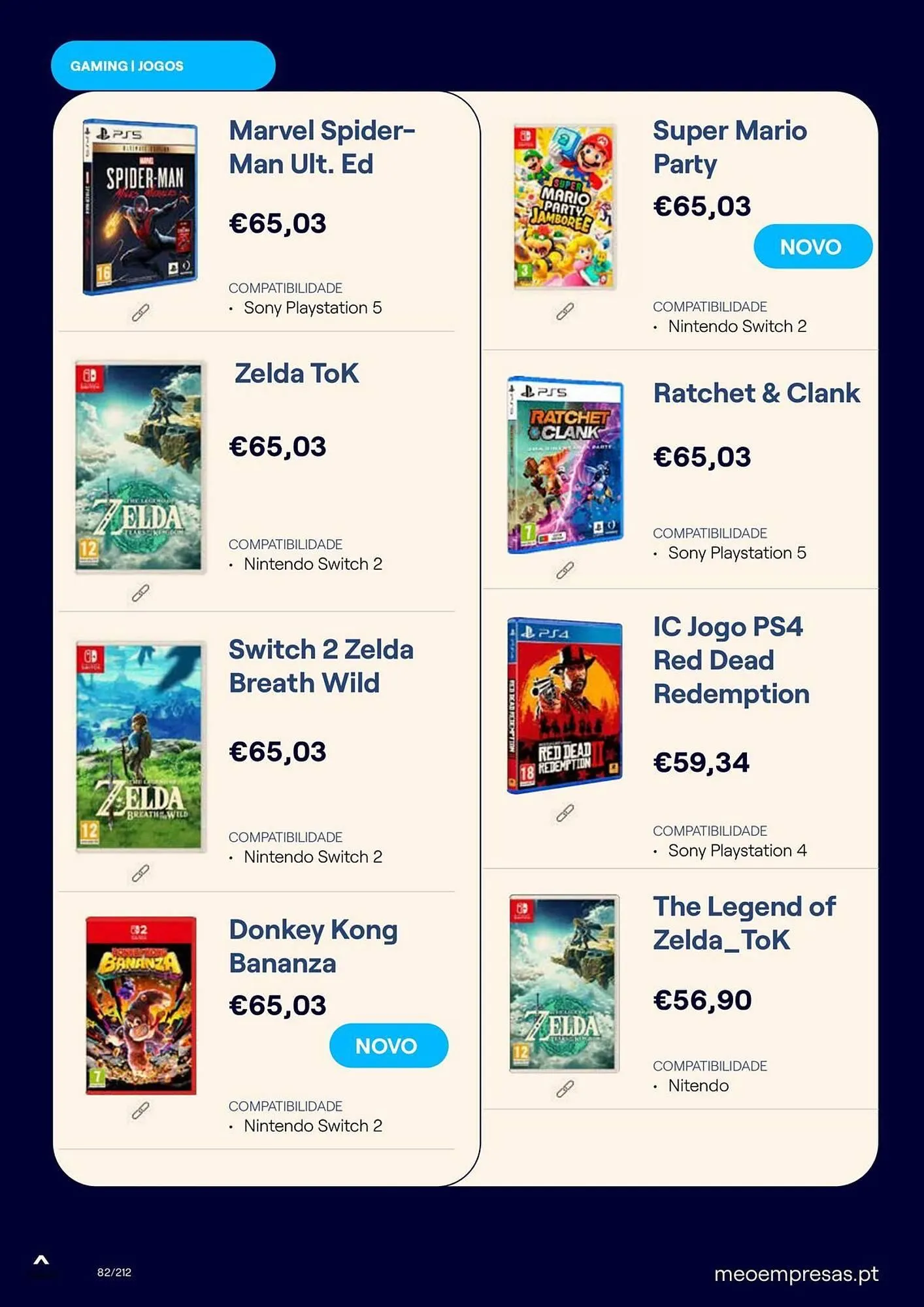 Folheto Catálogo MEO de 20 de outubro até 31 de dezembro 2025 - Pagina 82