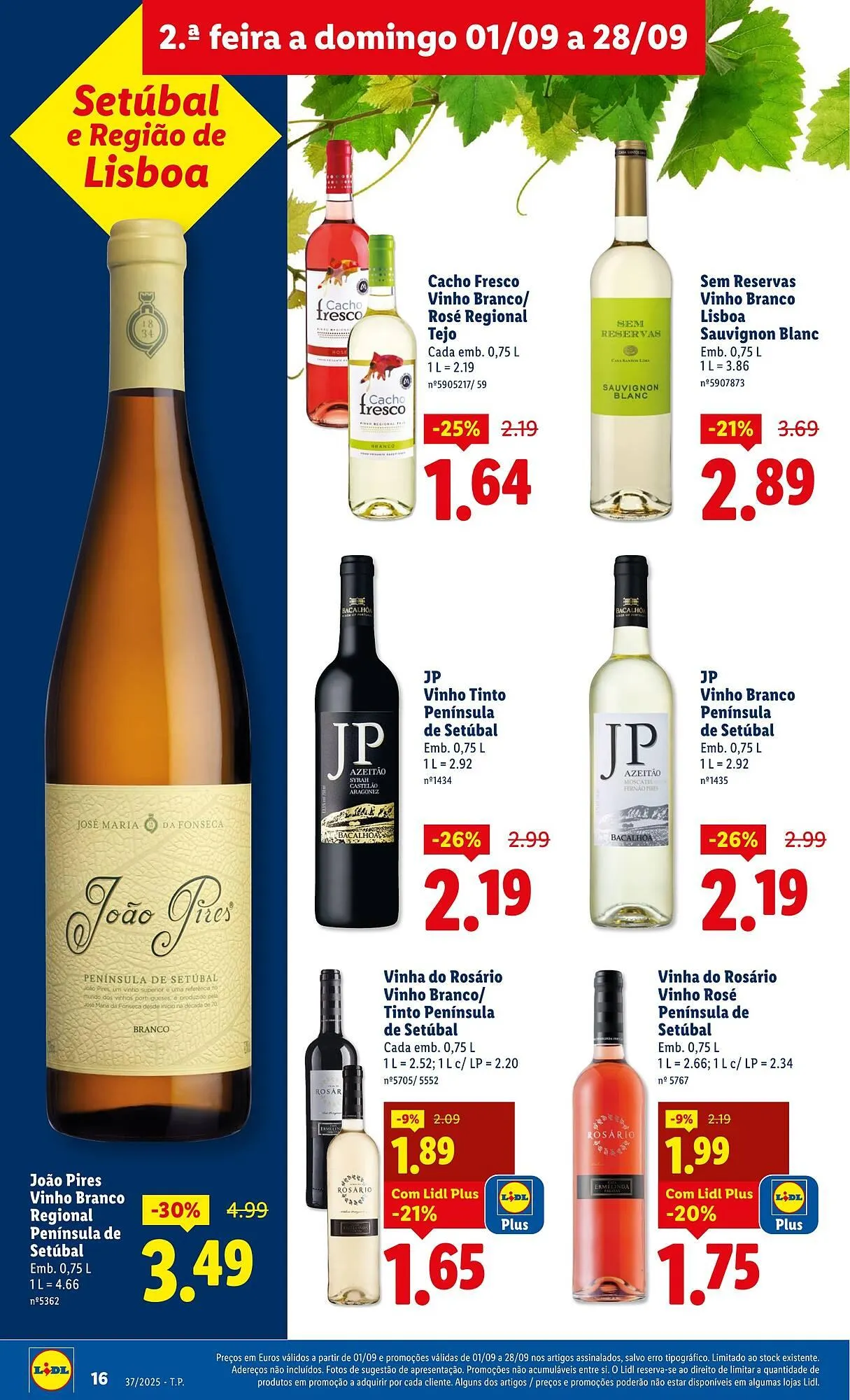 Folheto Folheto Lidl de 8 de setembro até 14 de setembro 2025 - Pagina 16