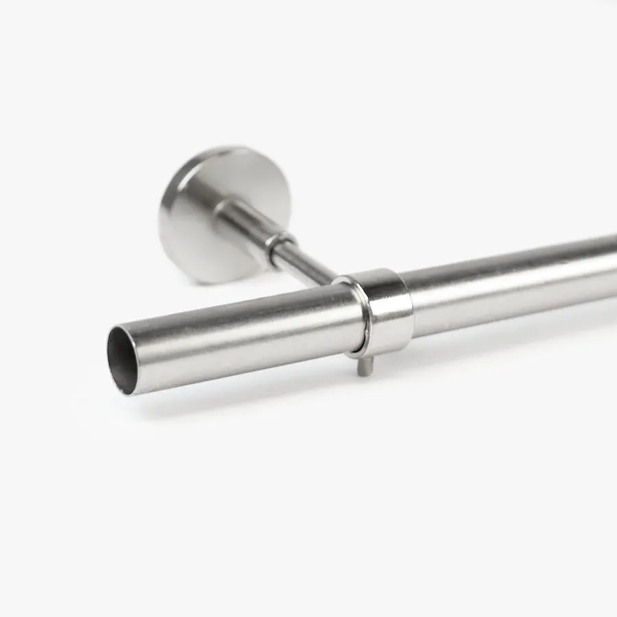Suporte Varão Cortinado Prateado
