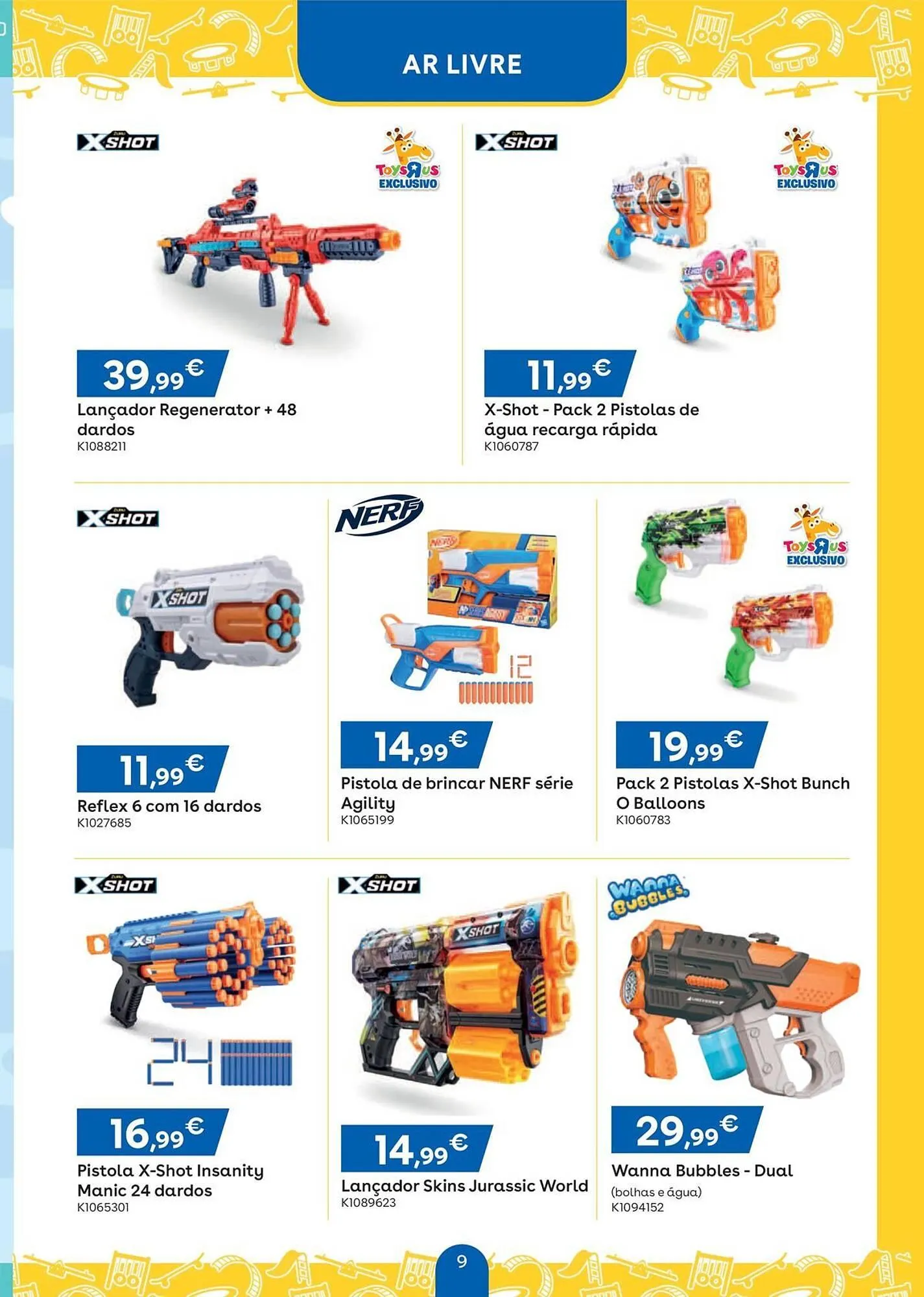 Folheto Folheto Toys R Us de 1 de julho até 27 de julho 2025 - Pagina 9