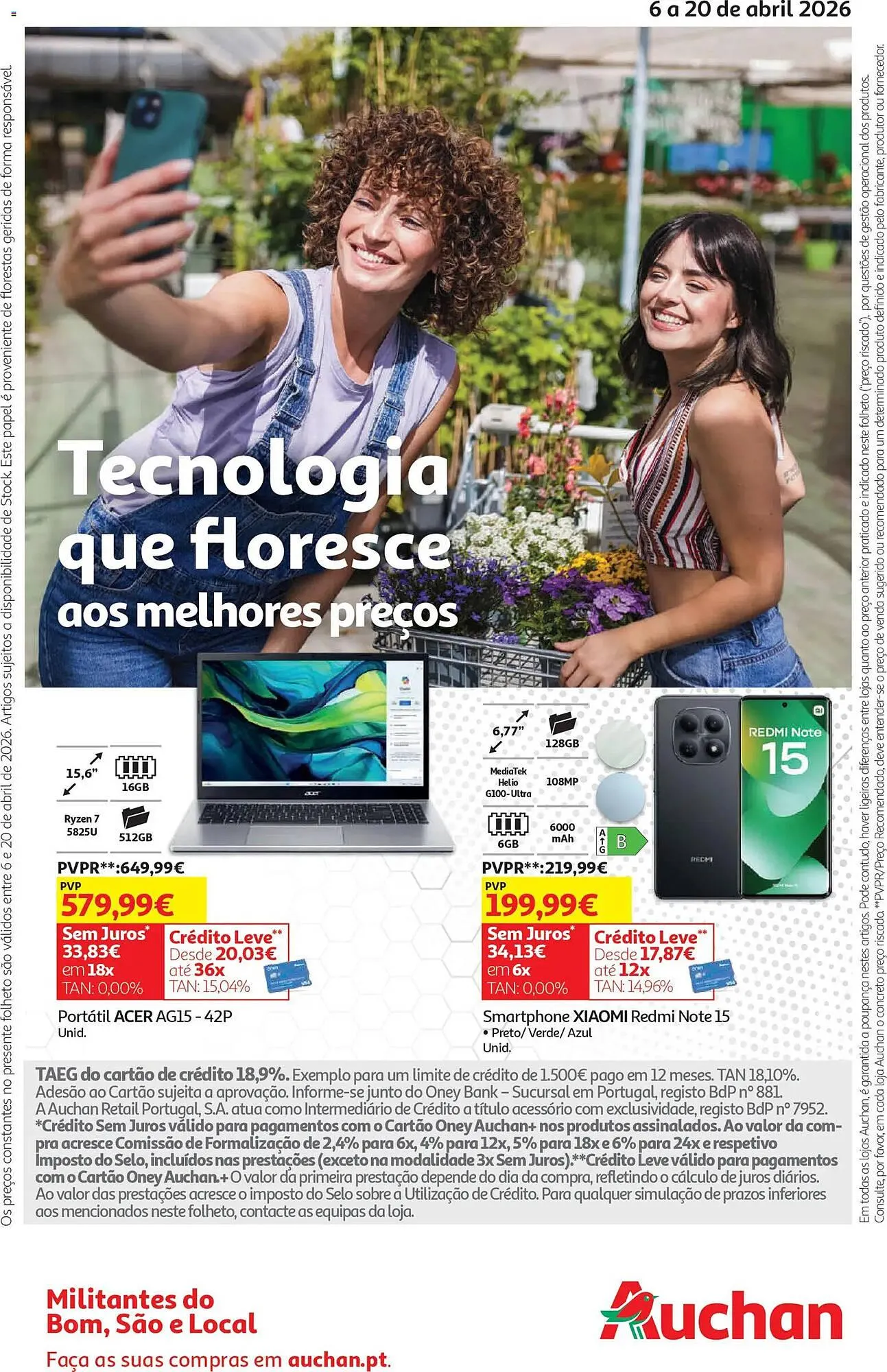Folheto Folheto Auchan de 6 de abril até 21 de abril 2026 - Pagina 36
