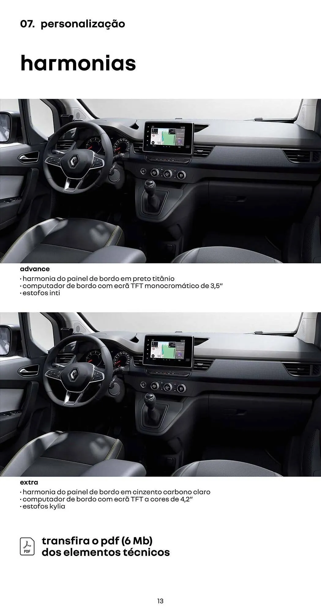 Folheto Folheto Renault Novo Kangoo Van de 13 de fevereiro até 1 de março 2025 - Pagina 13