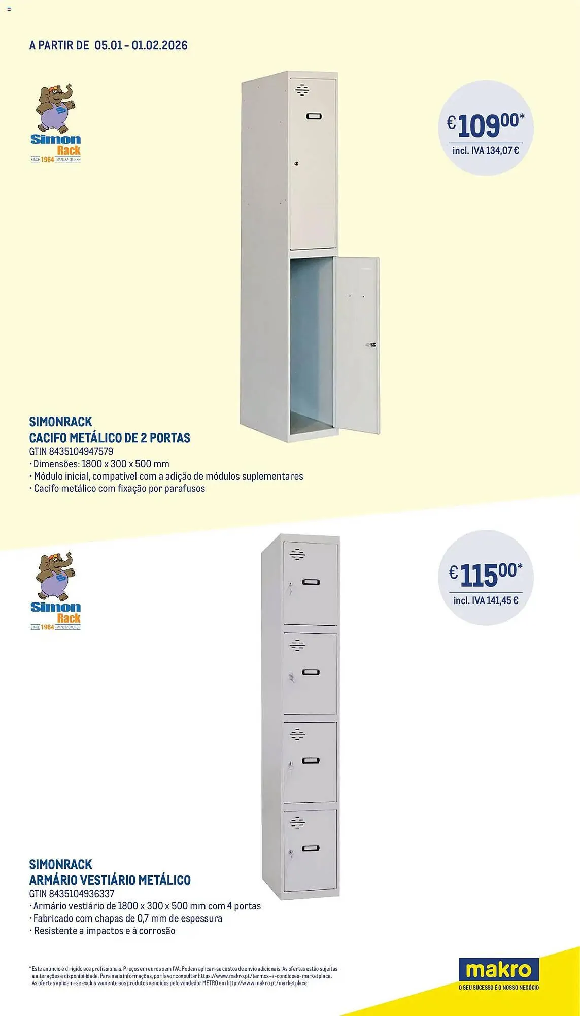 Folheto Catálogo Makro de 5 de janeiro até 2 de fevereiro 2026 - Pagina 4
