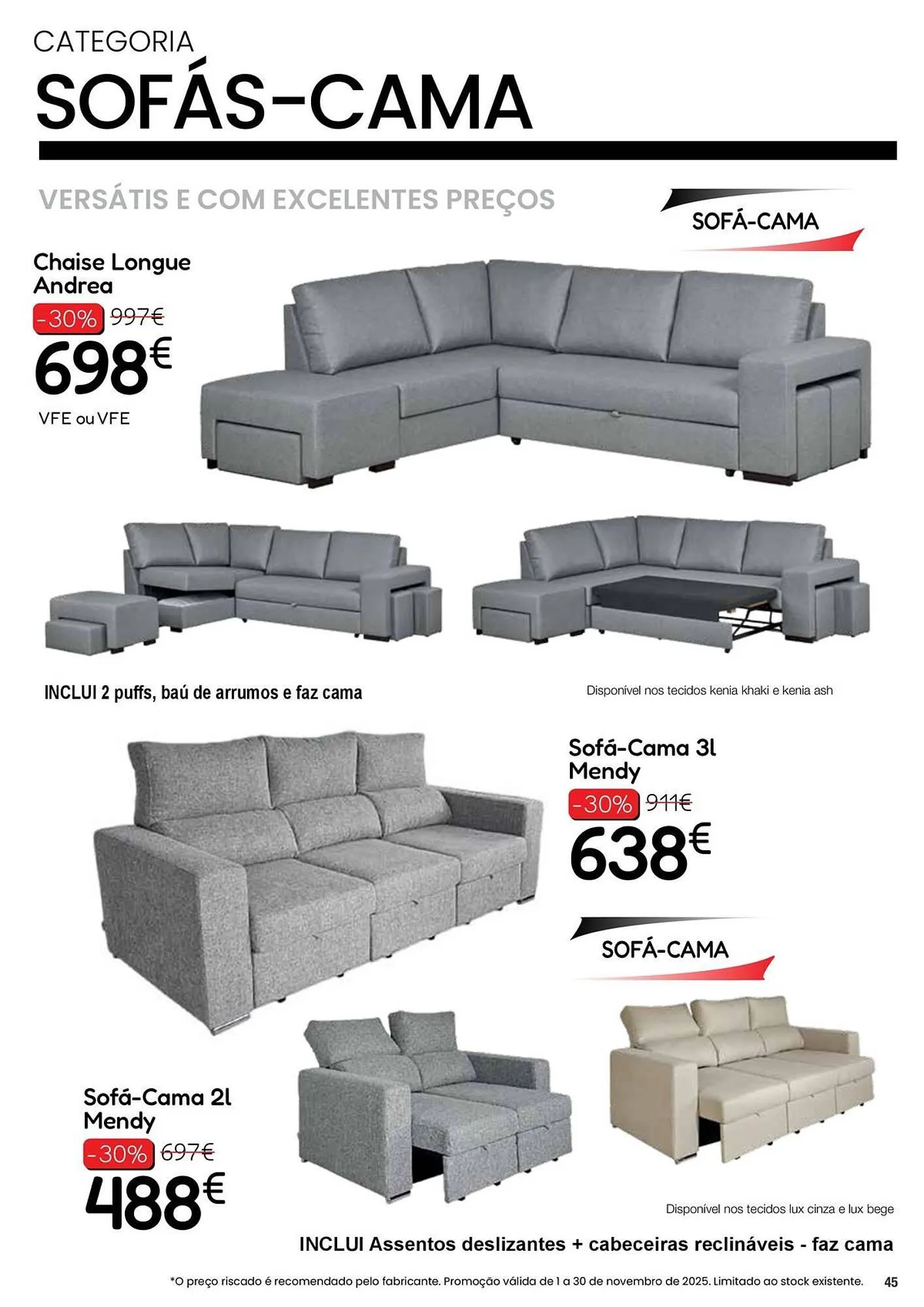 Folheto Folheto Hiper Centro do Móvel de 4 de novembro até 30 de novembro 2025 - Pagina 45