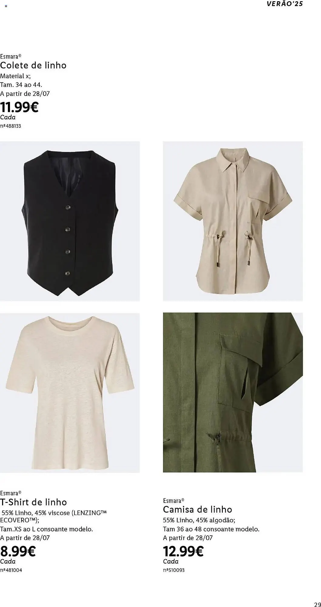 Folheto Folheto Lidl de 2 de junho até 18 de agosto 2025 - Pagina 29