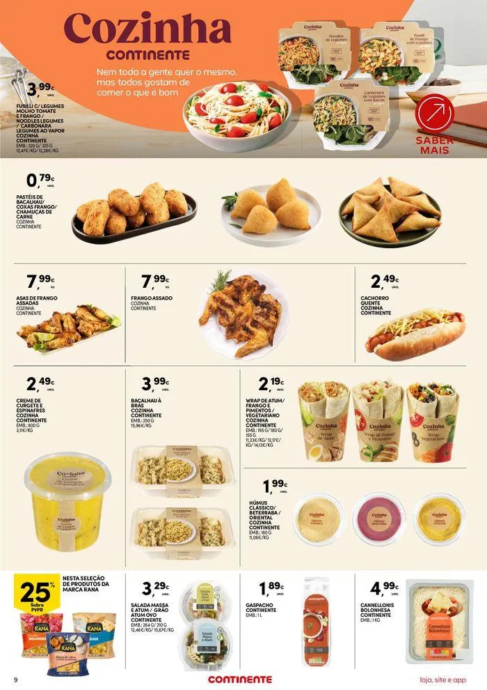 Folheto Continente Bom Dia: É de quem não se poupa de poupar de 8 de agosto até 12 de agosto 2024 - Pagina 9