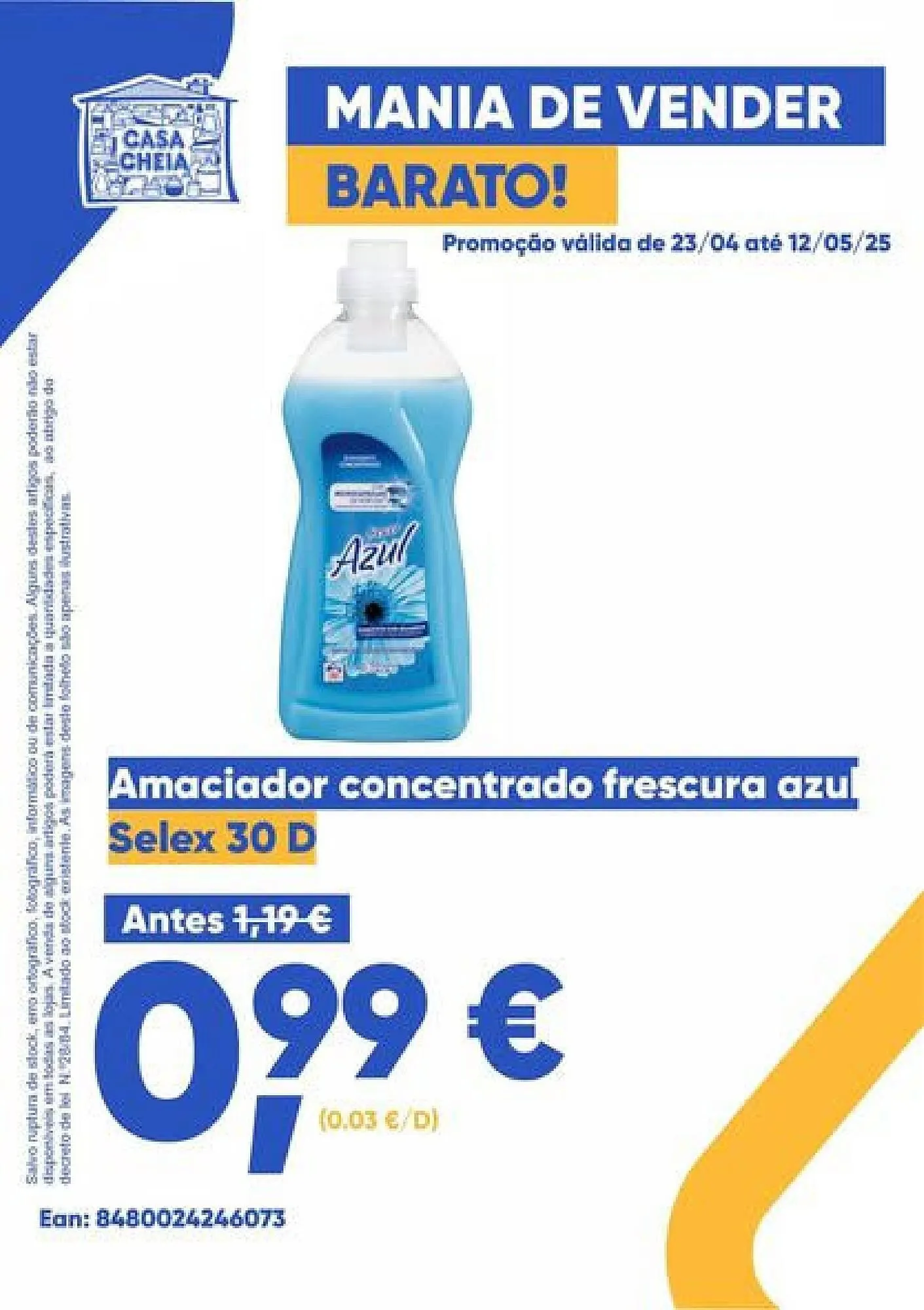 Folheto Folheto Casa Cheia de 23 de abril até 12 de maio 2025 - Pagina 1