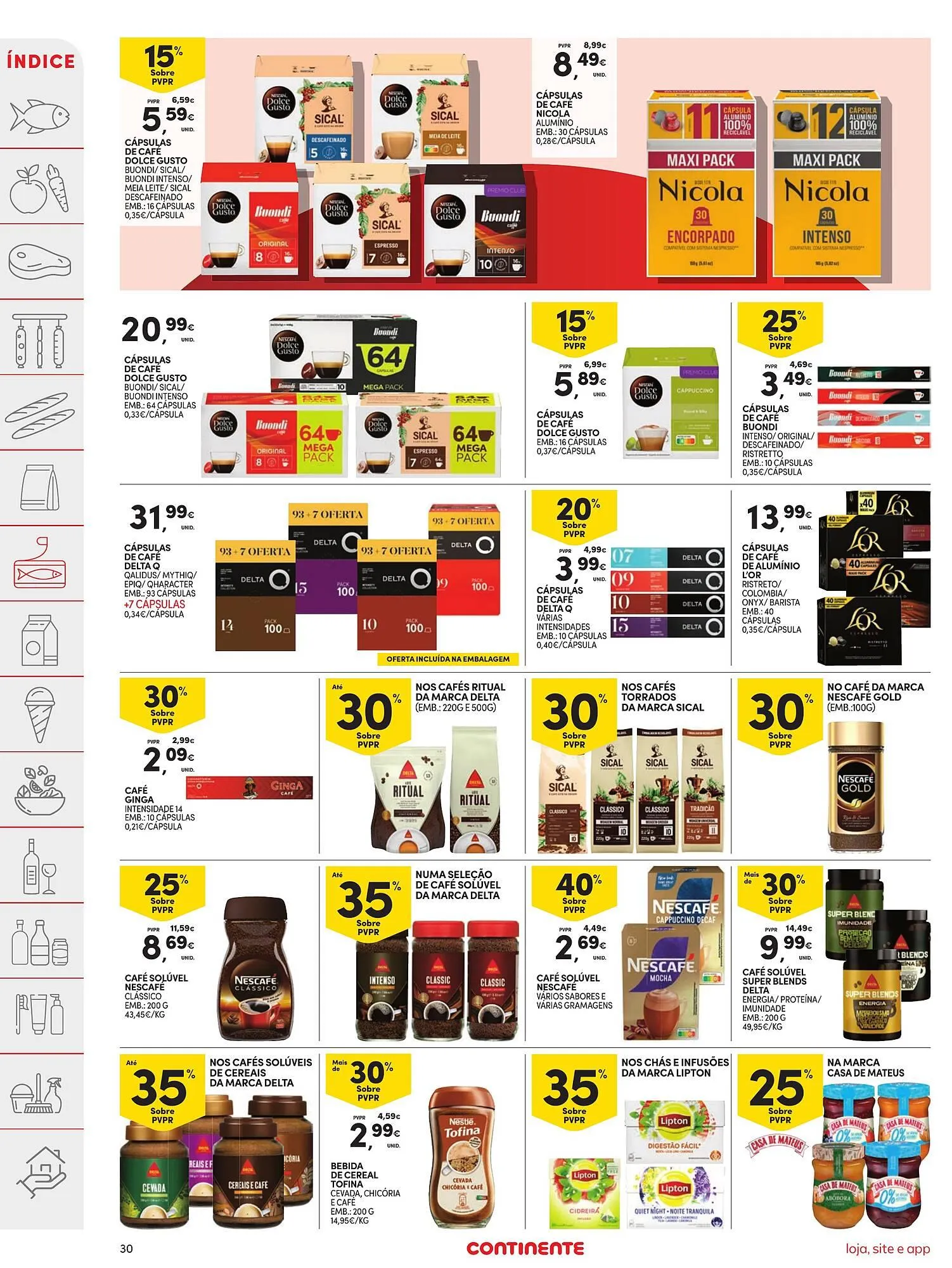 Folheto Folheto Continente de 3 de março até 9 de março 2026 - Pagina 30