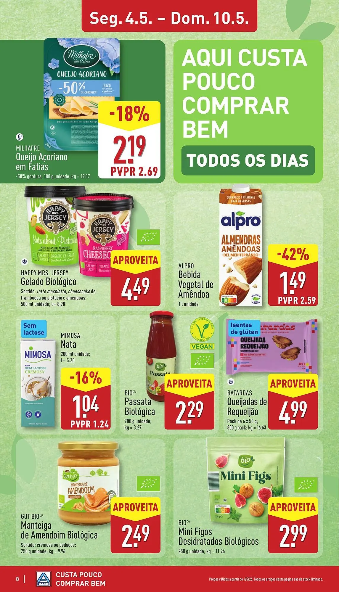 Folheto Folheto ALDI de 4 de maio até 10 de maio 2026 - Pagina 8