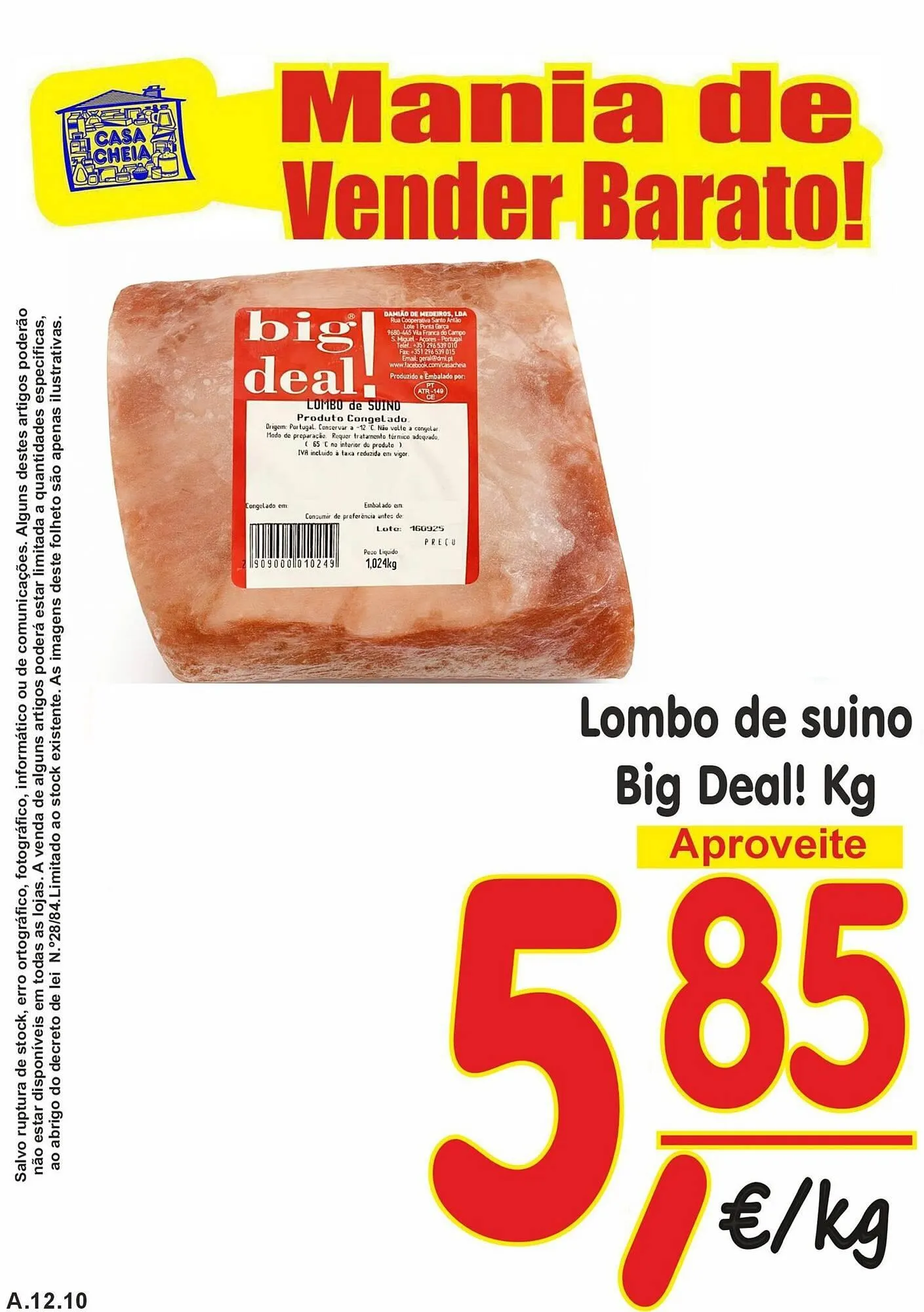 Folheto Folheto Casa Cheia de 5 de dezembro até 11 de dezembro 2025 - Pagina 1