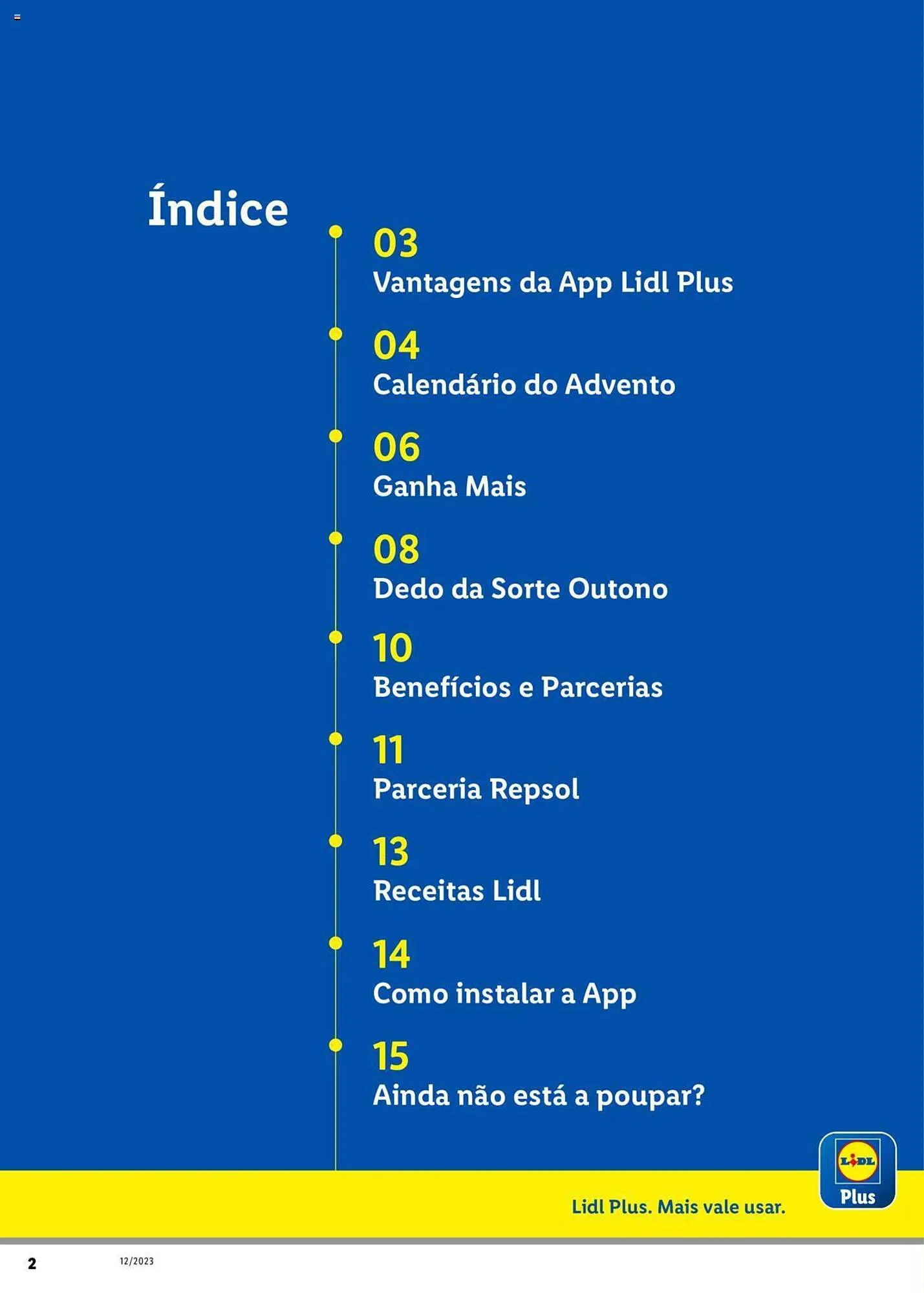 Folheto Folheto Lidl de 1 de dezembro até 31 de dezembro 2023 - Pagina 2