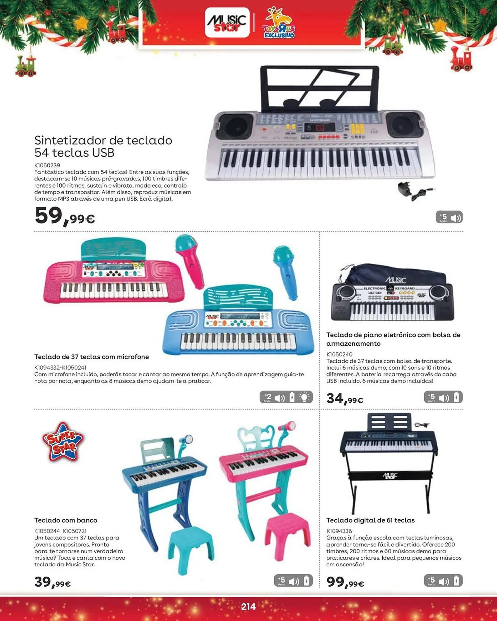 Folheto Catálogo Toys R Us de 5 de novembro até 5 de janeiro 2026 - Pagina 214