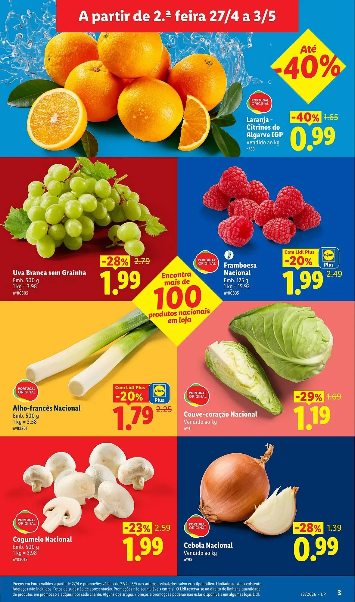 Folheto Folheto Lidl de 27 de abril até 3 de maio 2026 - Pagina 3