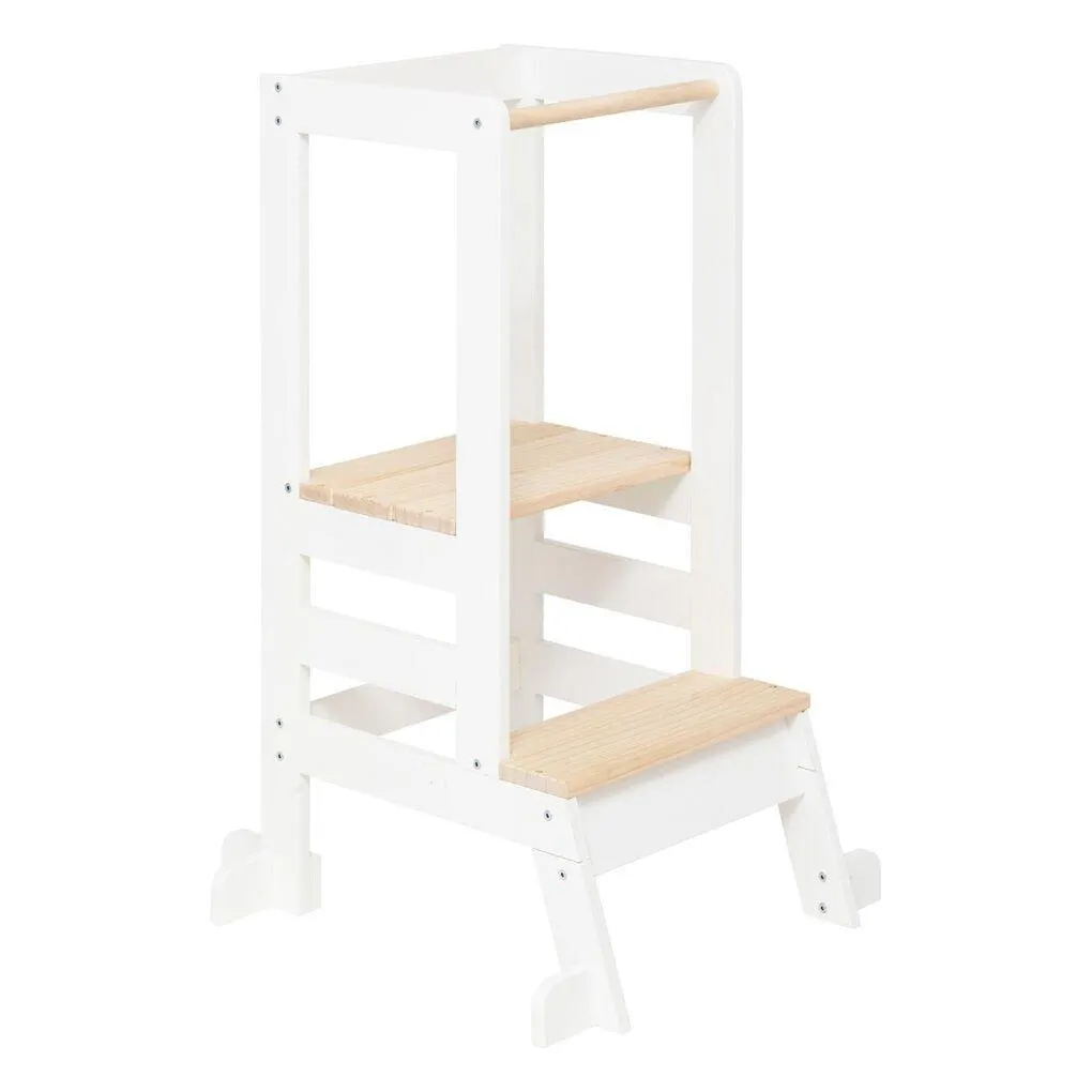 Banco observatório montessori LEA branco