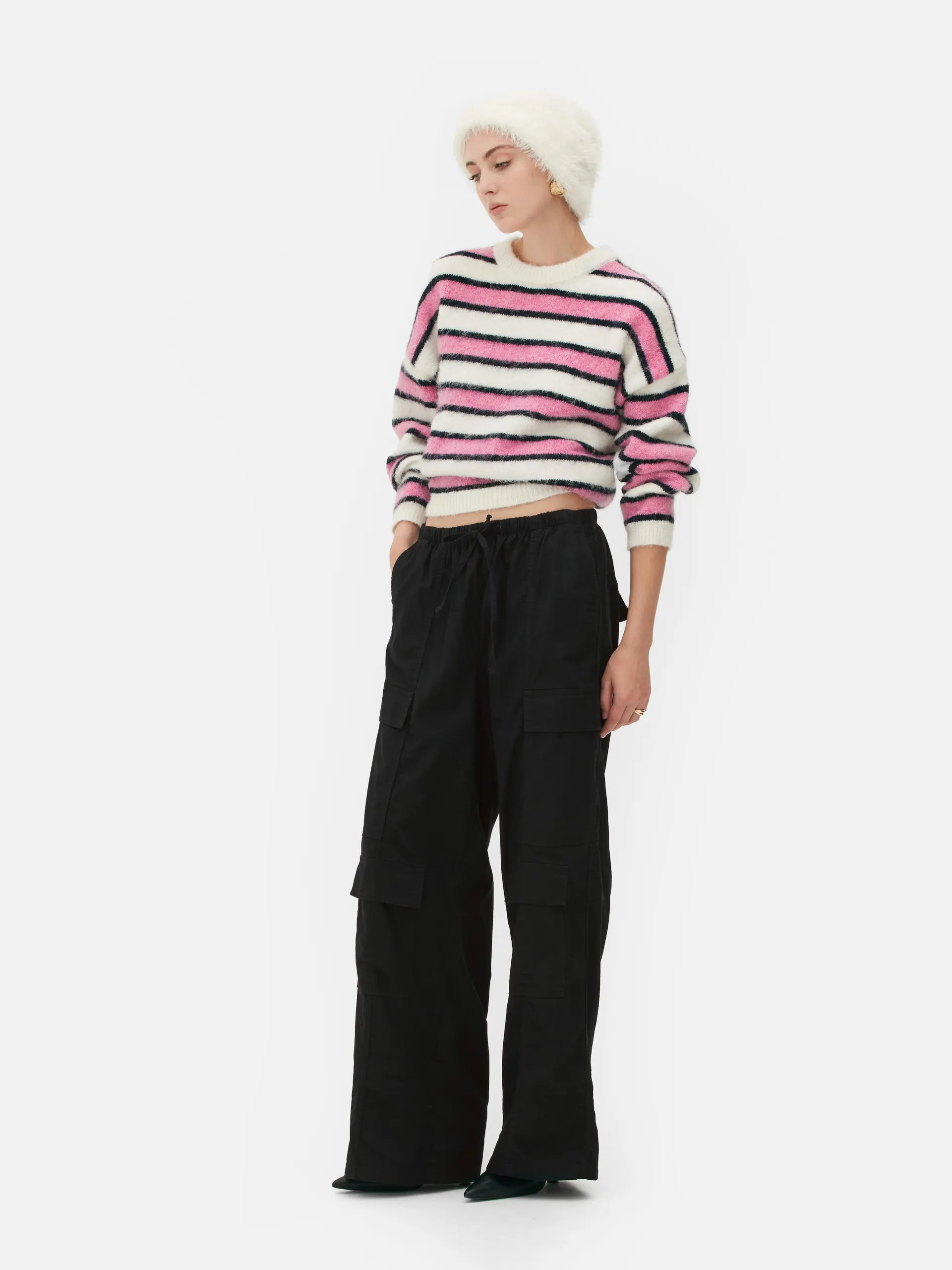 Pantaloni parachute Rita Ora