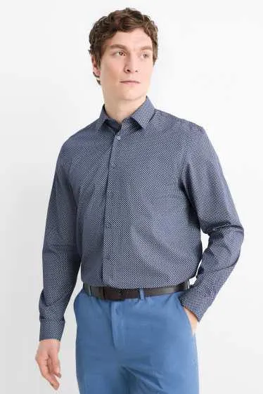 Business shirt - slim fit - kent collar - non-iron