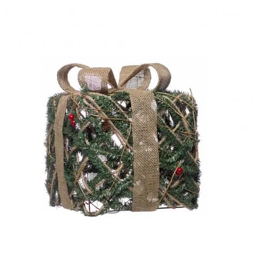 PRESENTE NATAL GRANDE 20*20*25CM - 80883