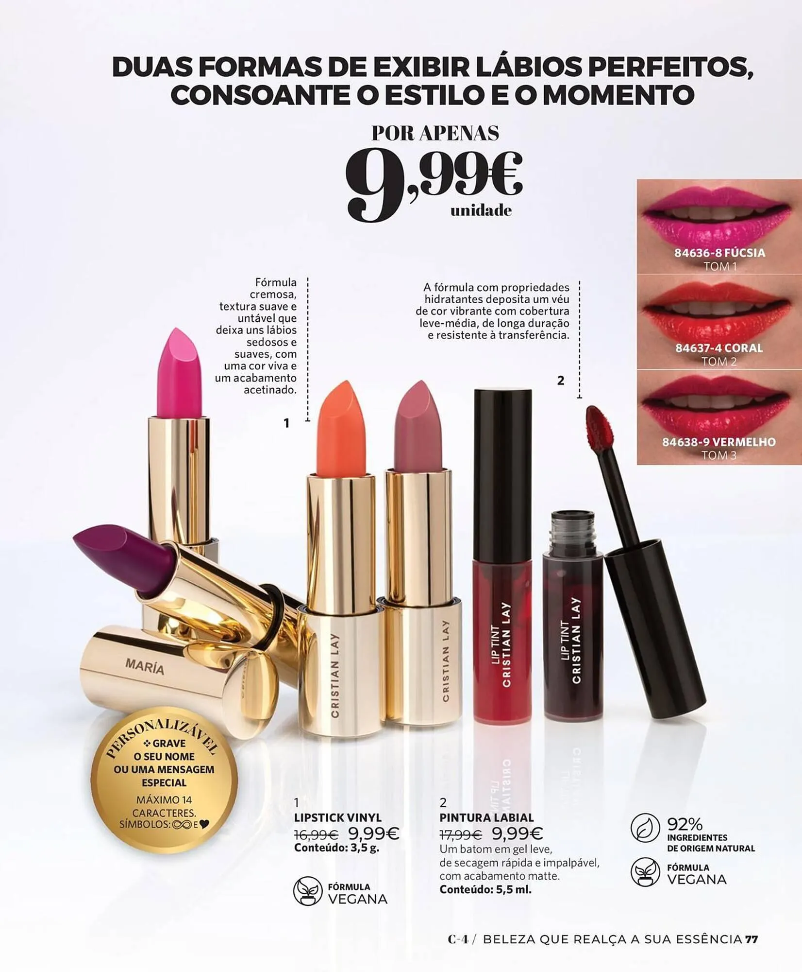 Folheto Catálogo Cristian Lay de 2 de março até 22 de março 2026 - Pagina 77