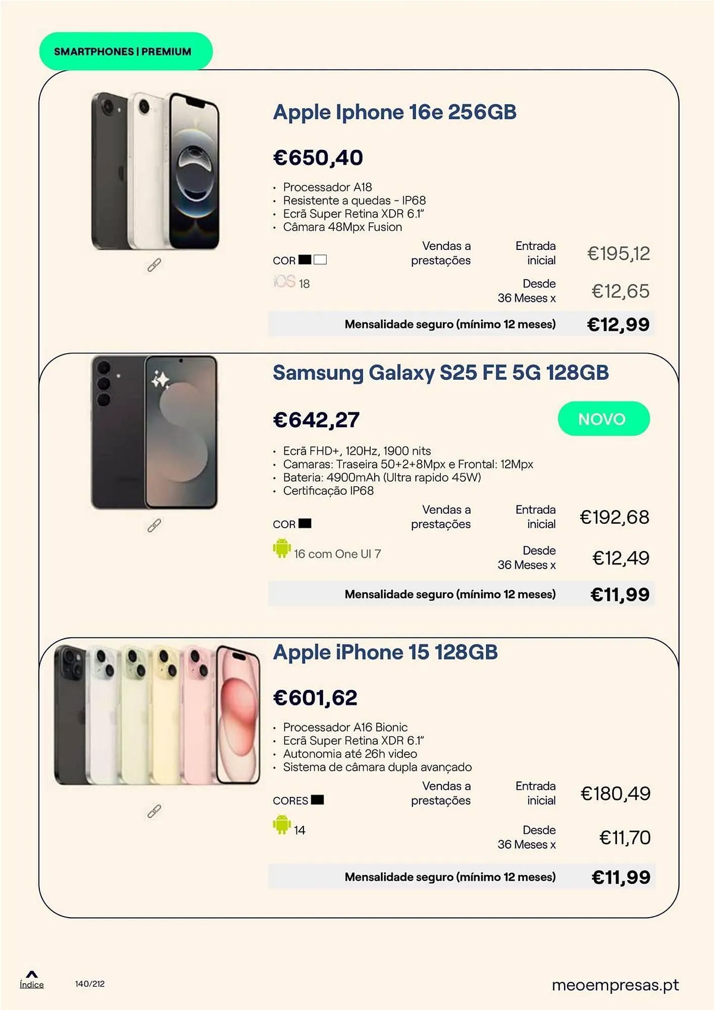 Folheto Catálogo MEO de 20 de outubro até 31 de dezembro 2025 - Pagina 140
