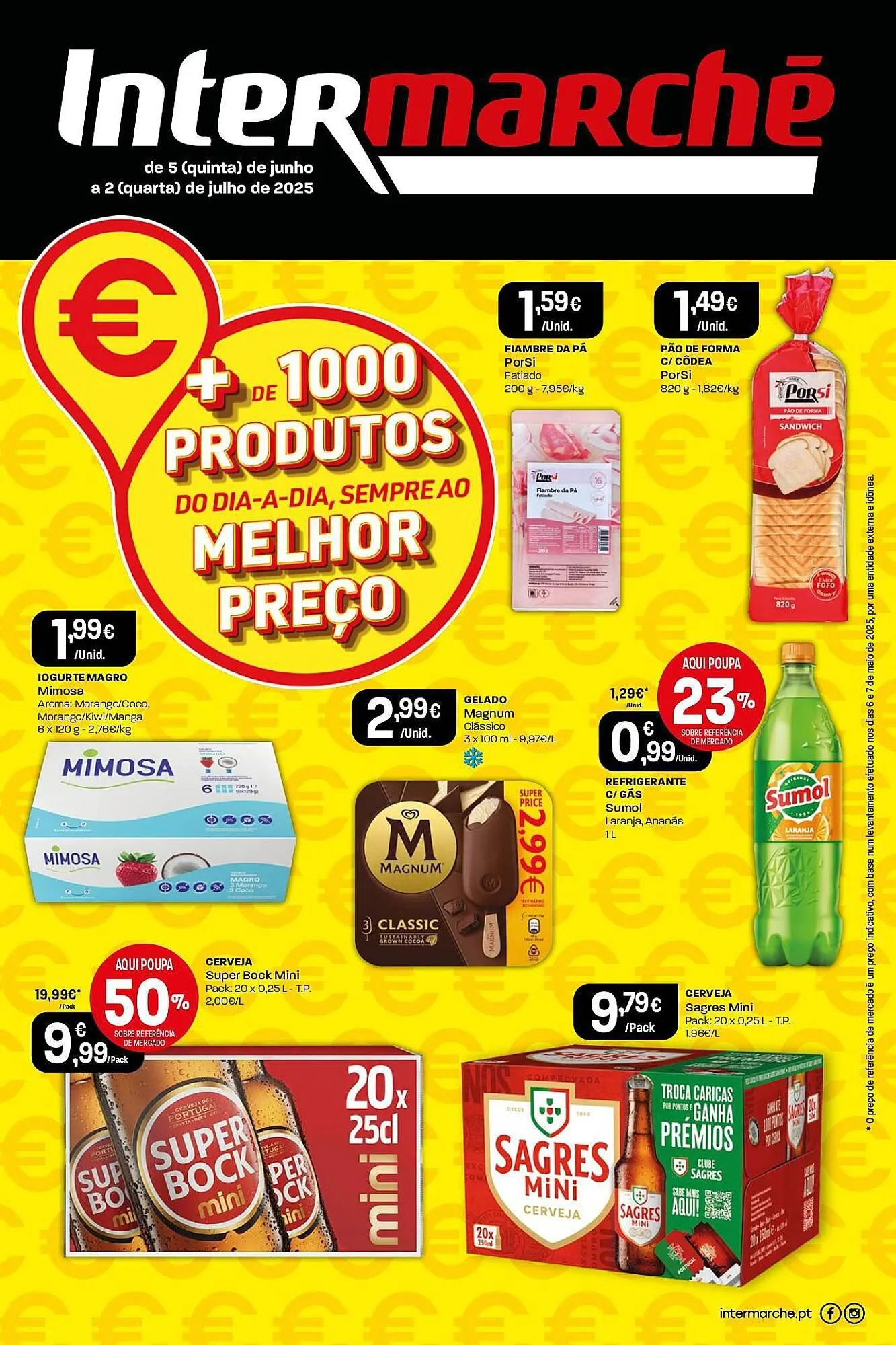 Folheto Folheto Intermarché de 5 de junho até 2 de julho 2025 - Pagina 1