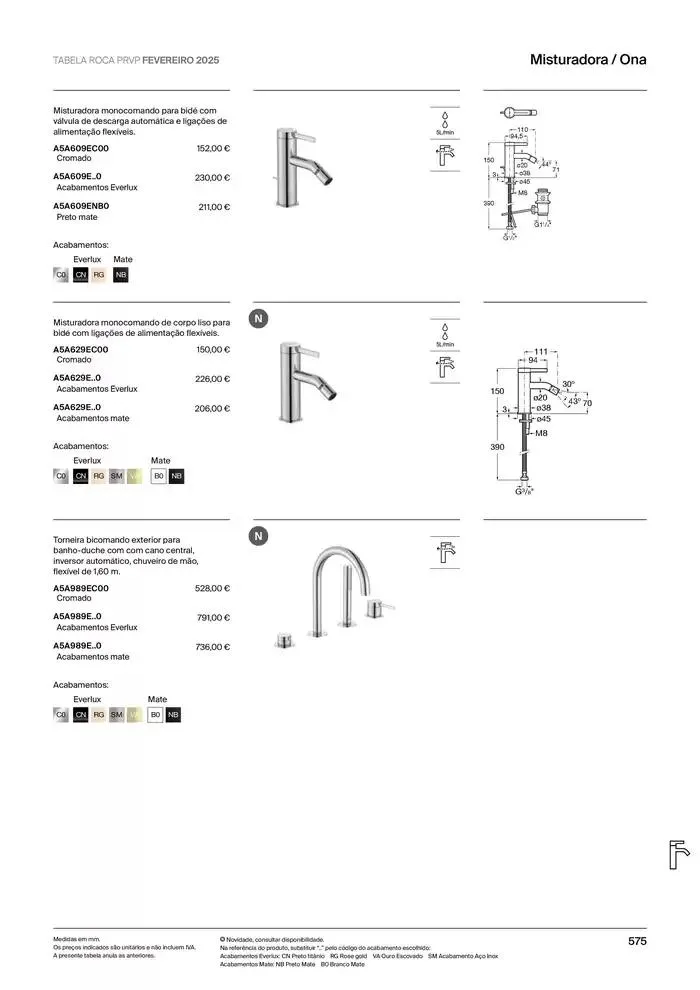 Folheto Soluções de Banho  de 6 de janeiro até 31 de dezembro 2025 - Pagina 577