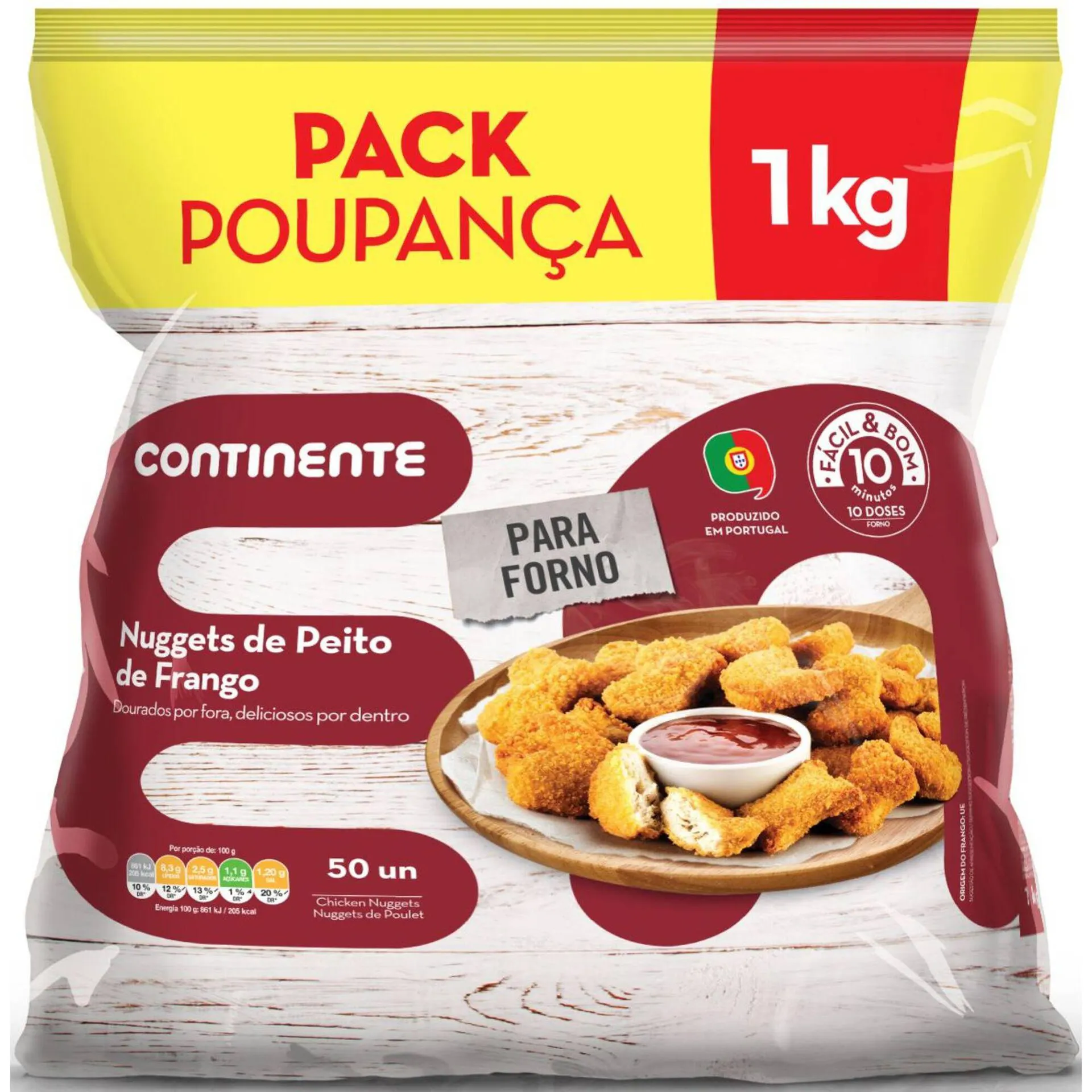 Nuggets de Peito de Frango Pack Poupança