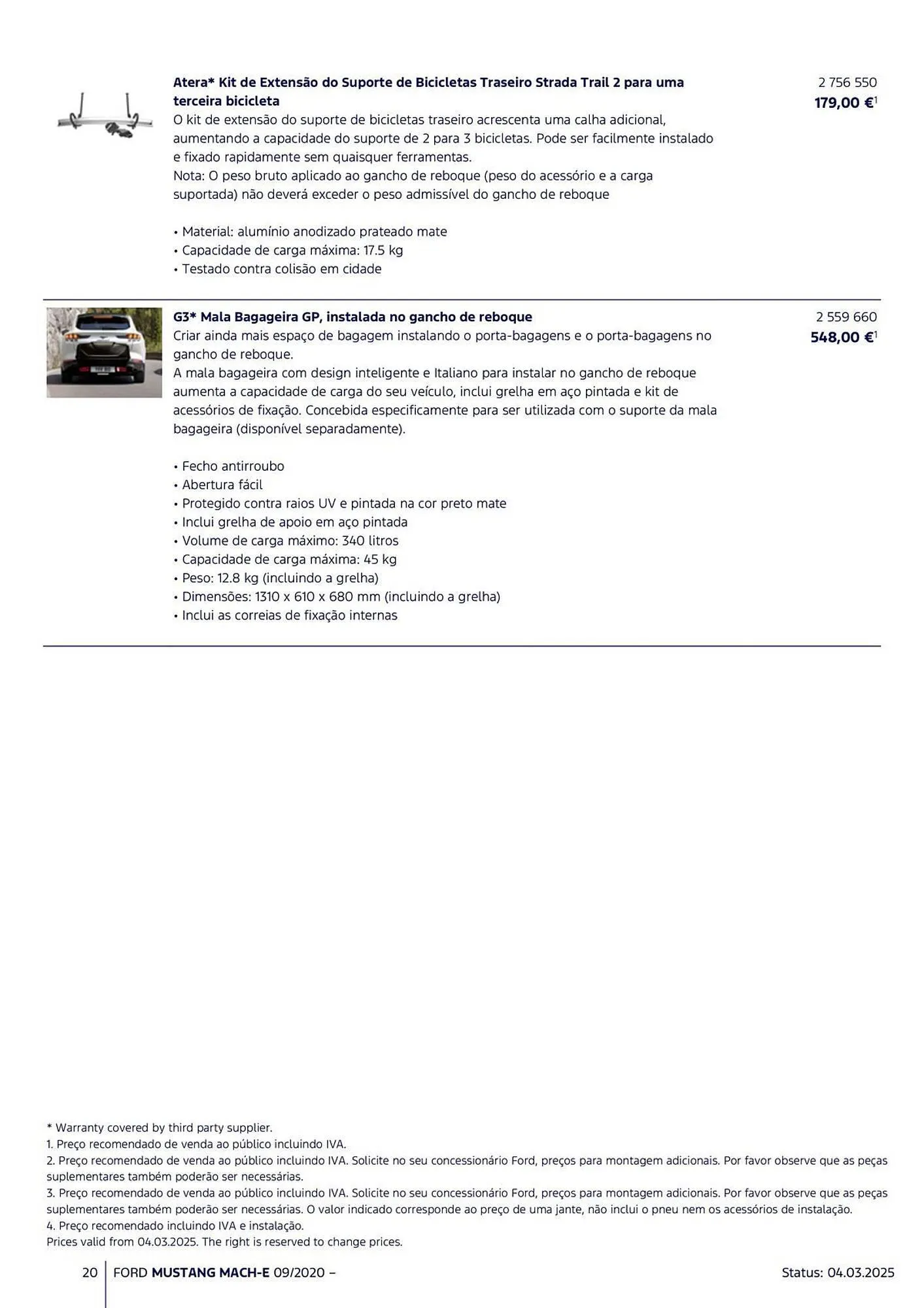 Folheto Folheto Ford de 18 de março até 31 de agosto 2025 - Pagina 20