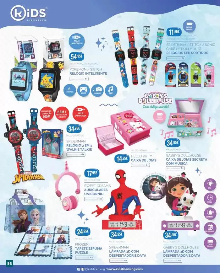 Folheto Catálogo De Brinquedos de 3 de dezembro até 31 de dezembro 2024 - Pagina 56