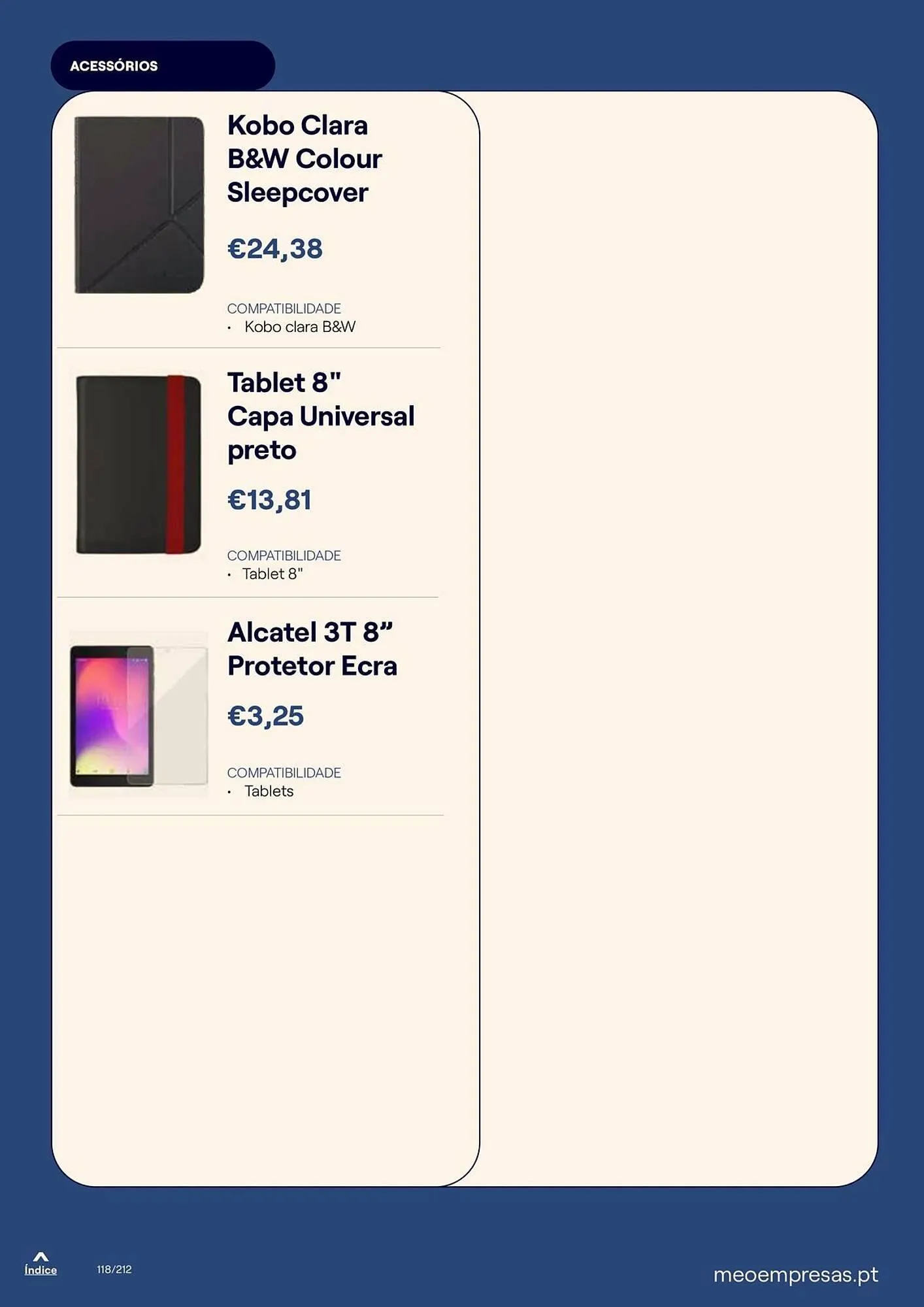 Folheto Catálogo MEO de 20 de outubro até 31 de dezembro 2025 - Pagina 118