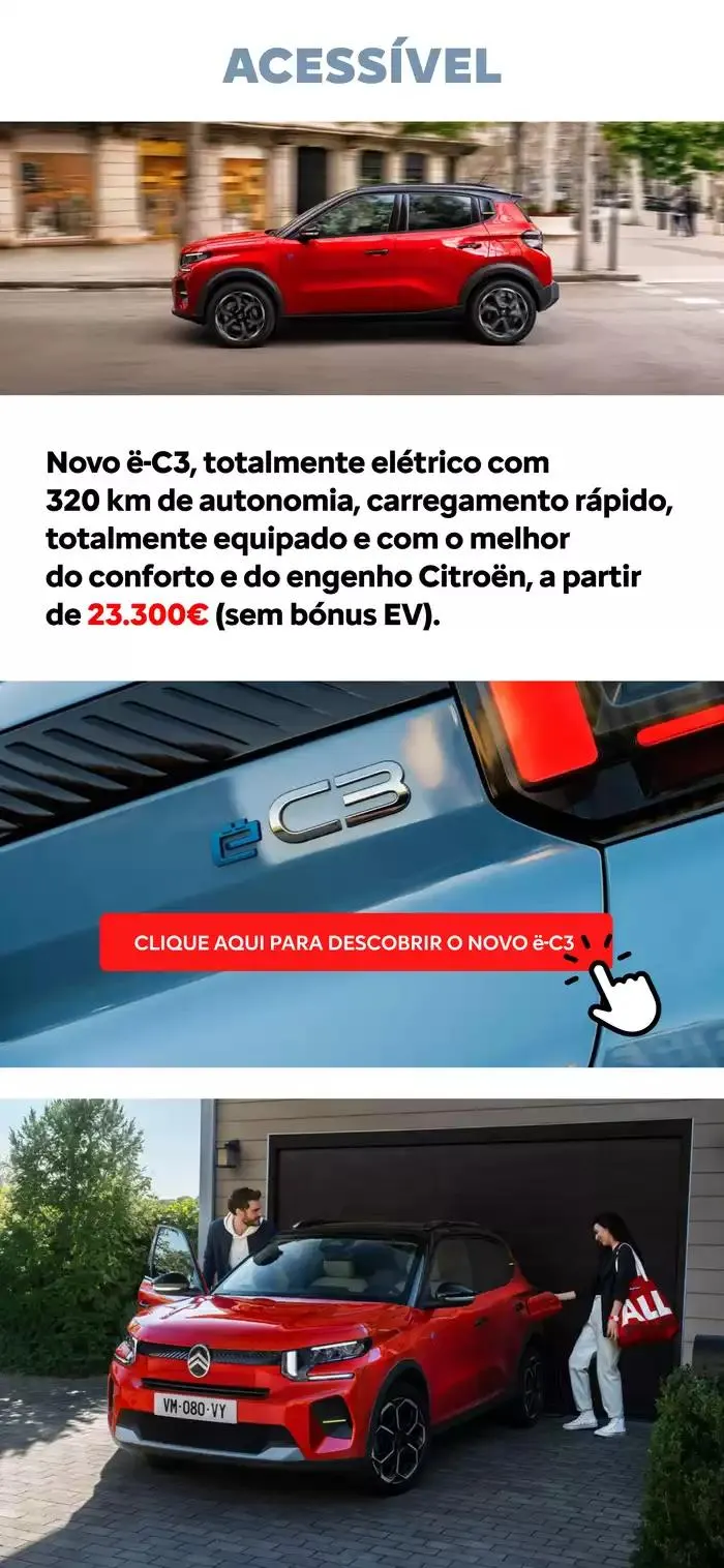Folheto Catálogo Citroen Novo ë-c3 de 18 de novembro até 18 de novembro 2025 - Pagina 9